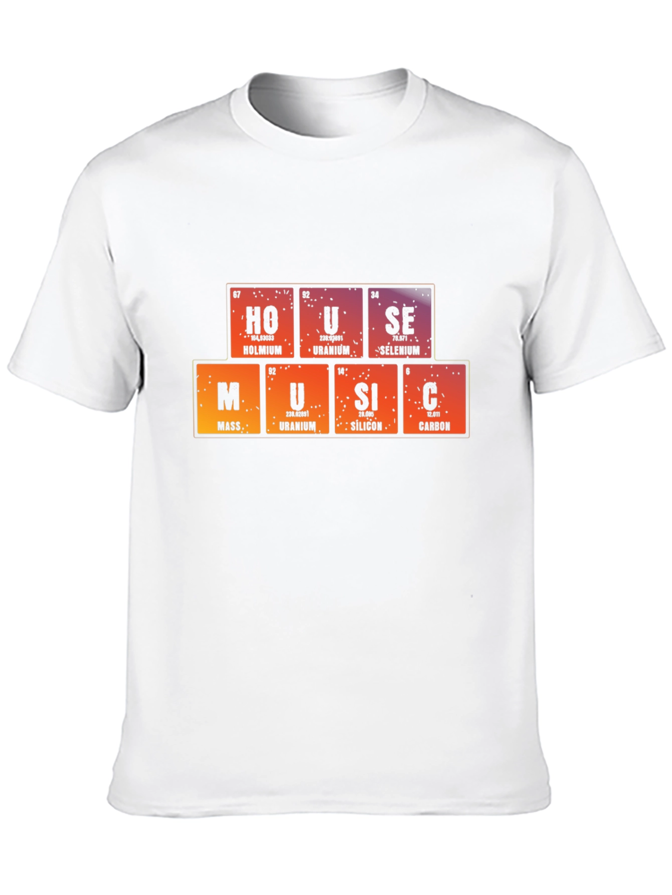 Periodic Table House Music Graphic T-Shirt