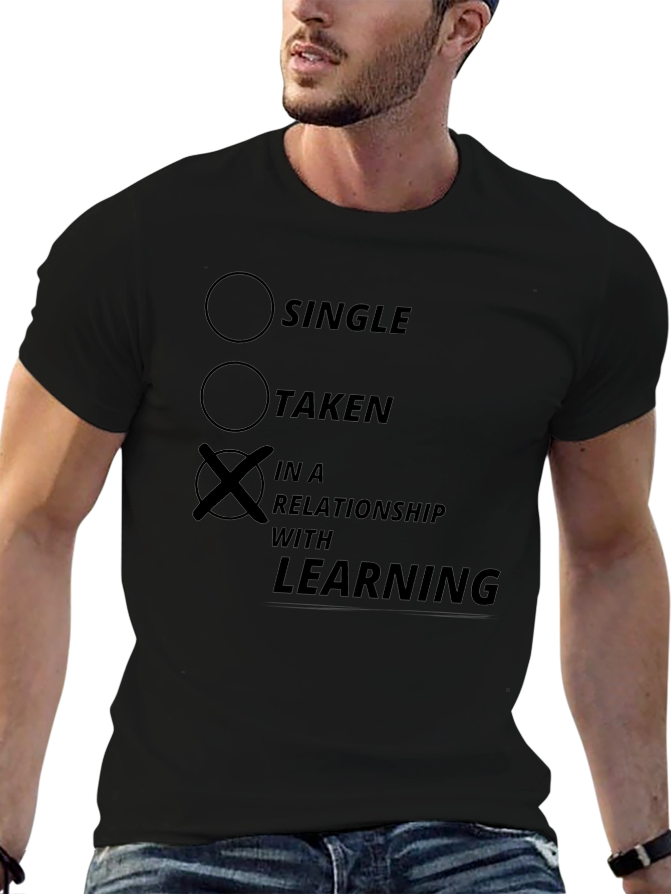In a Relationship with Learning Funny T-Shirt