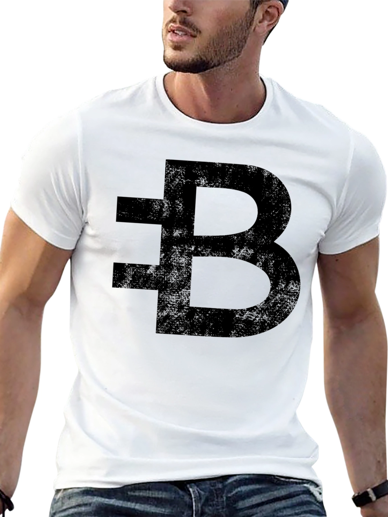Black Crypto Symbol Graphic Tee