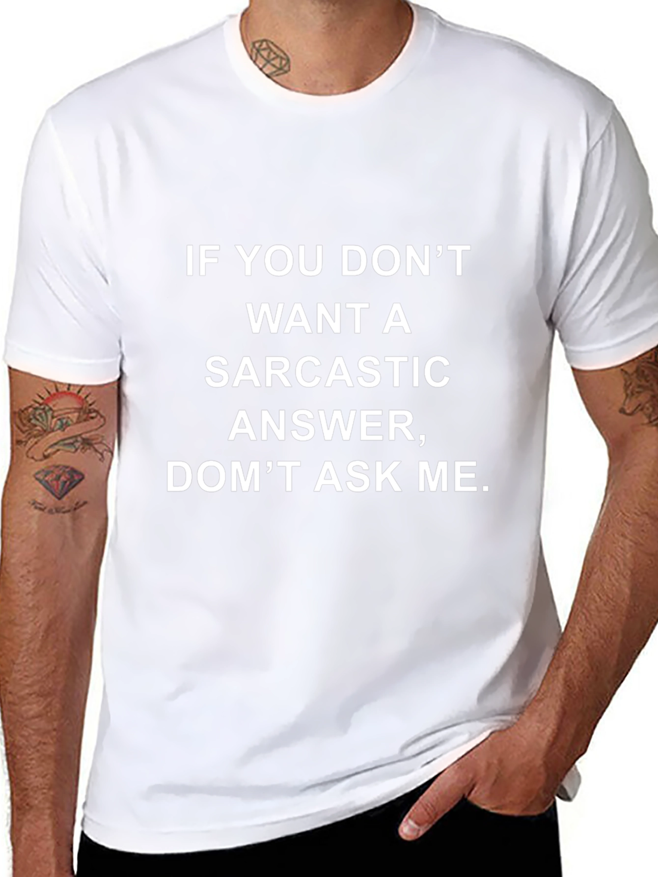 Sarcastic Answer T-Shirt - Funny Humor Tee
