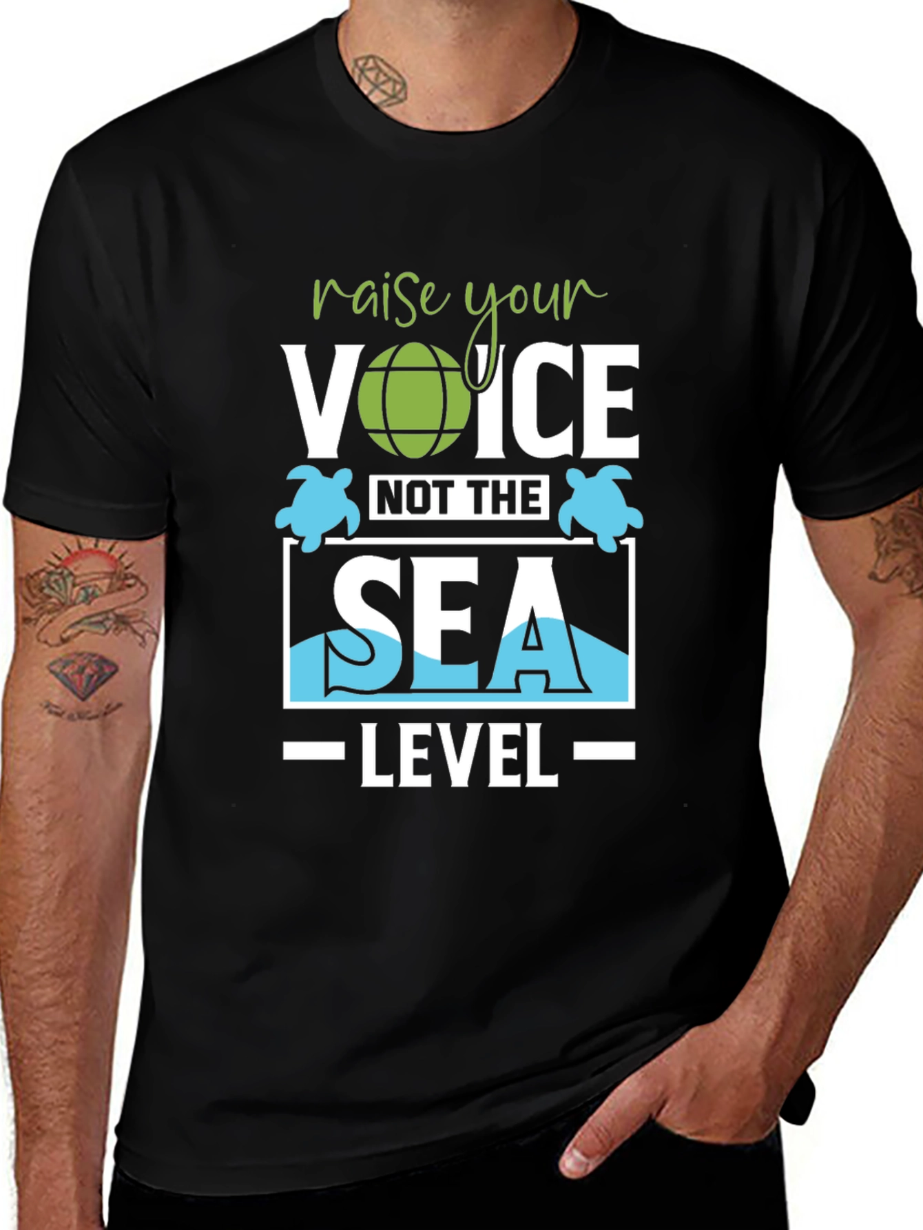 Raise Your Voice T-Shirt Save Sea Turtles