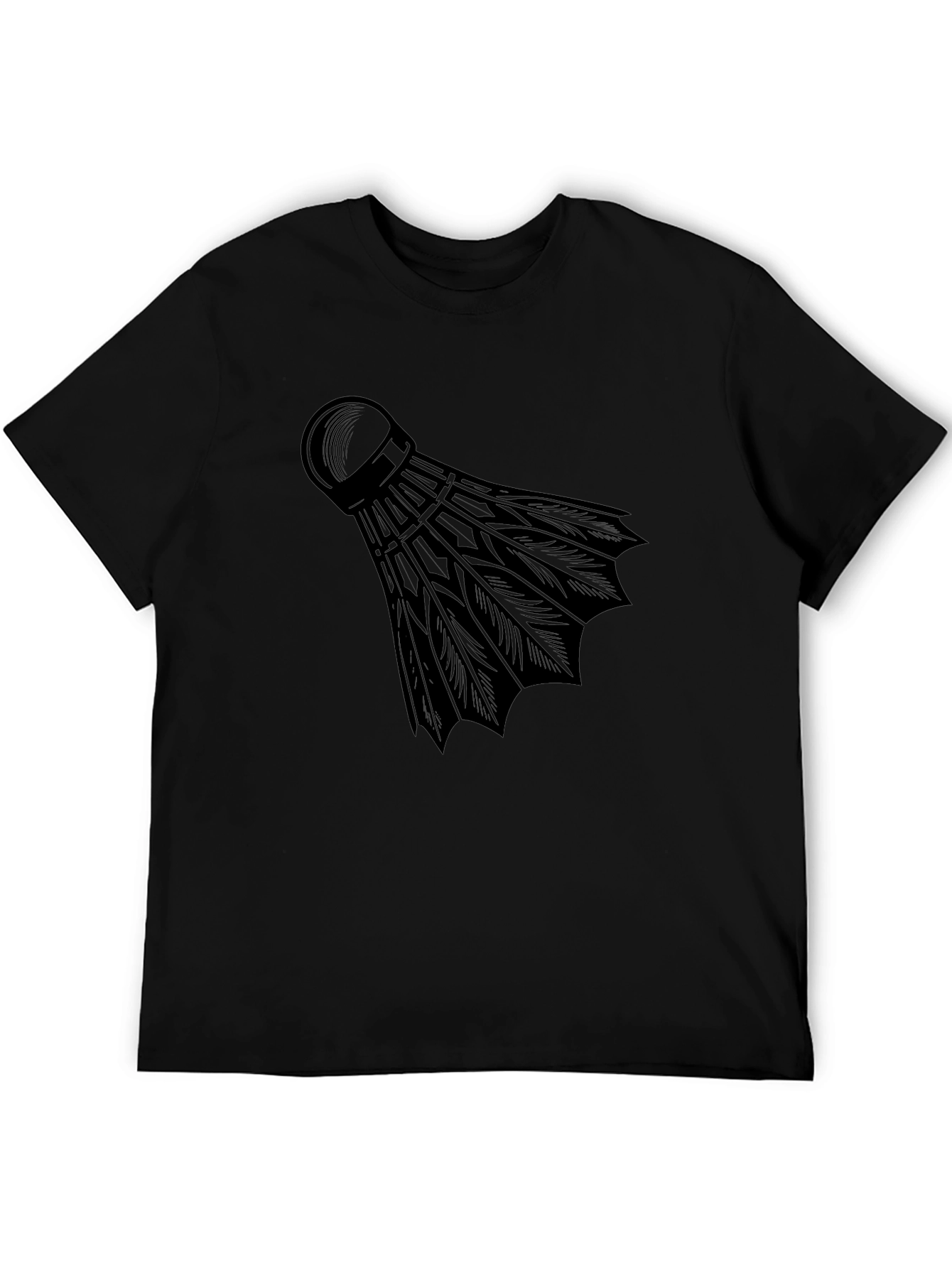 Badminton Shuttlecock Graphic Tee - Stylish Sportswear