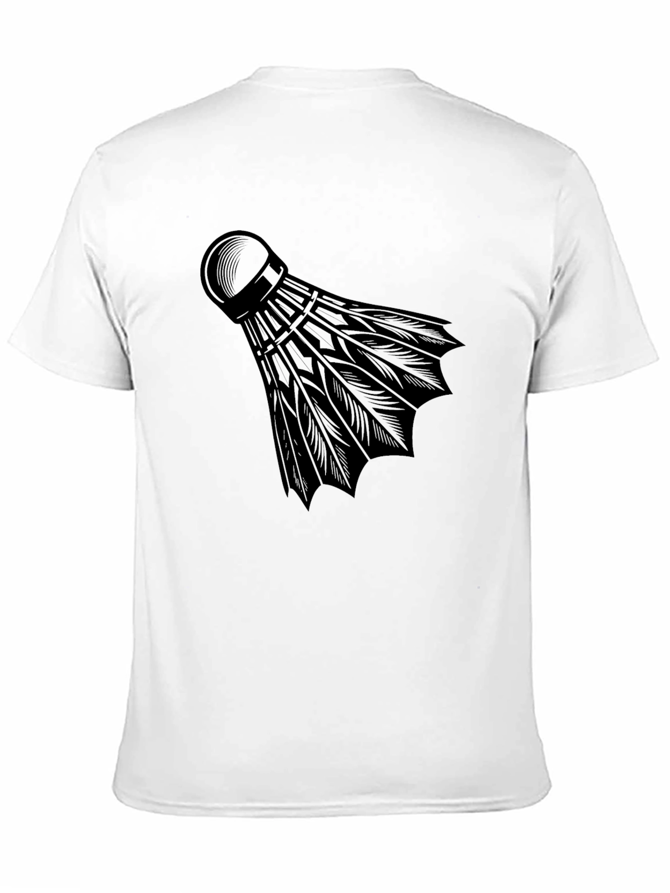Badminton Shuttlecock Graphic Tee - Stylish Sportswear