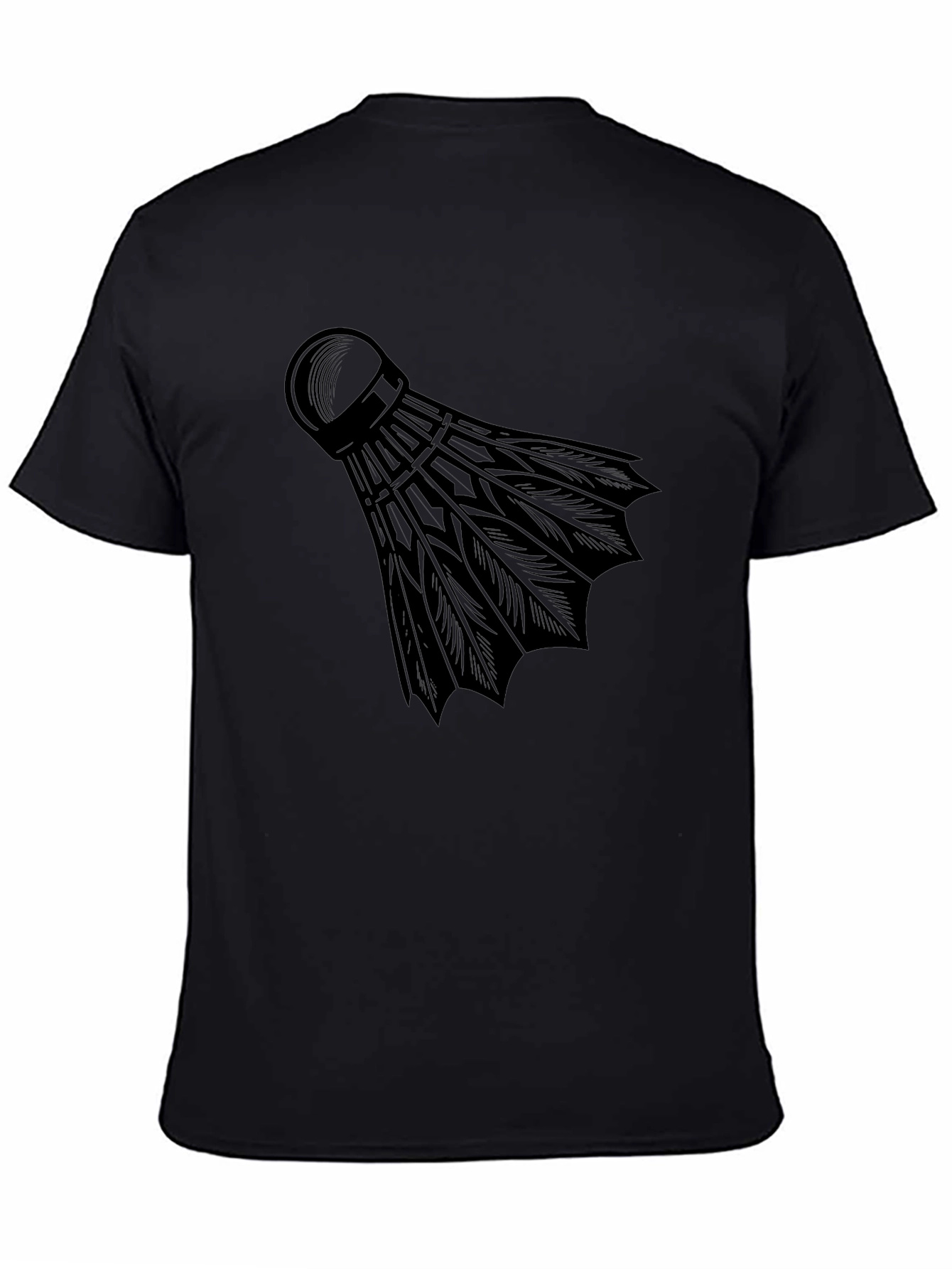 Badminton Shuttlecock Graphic Tee - Stylish Sportswear