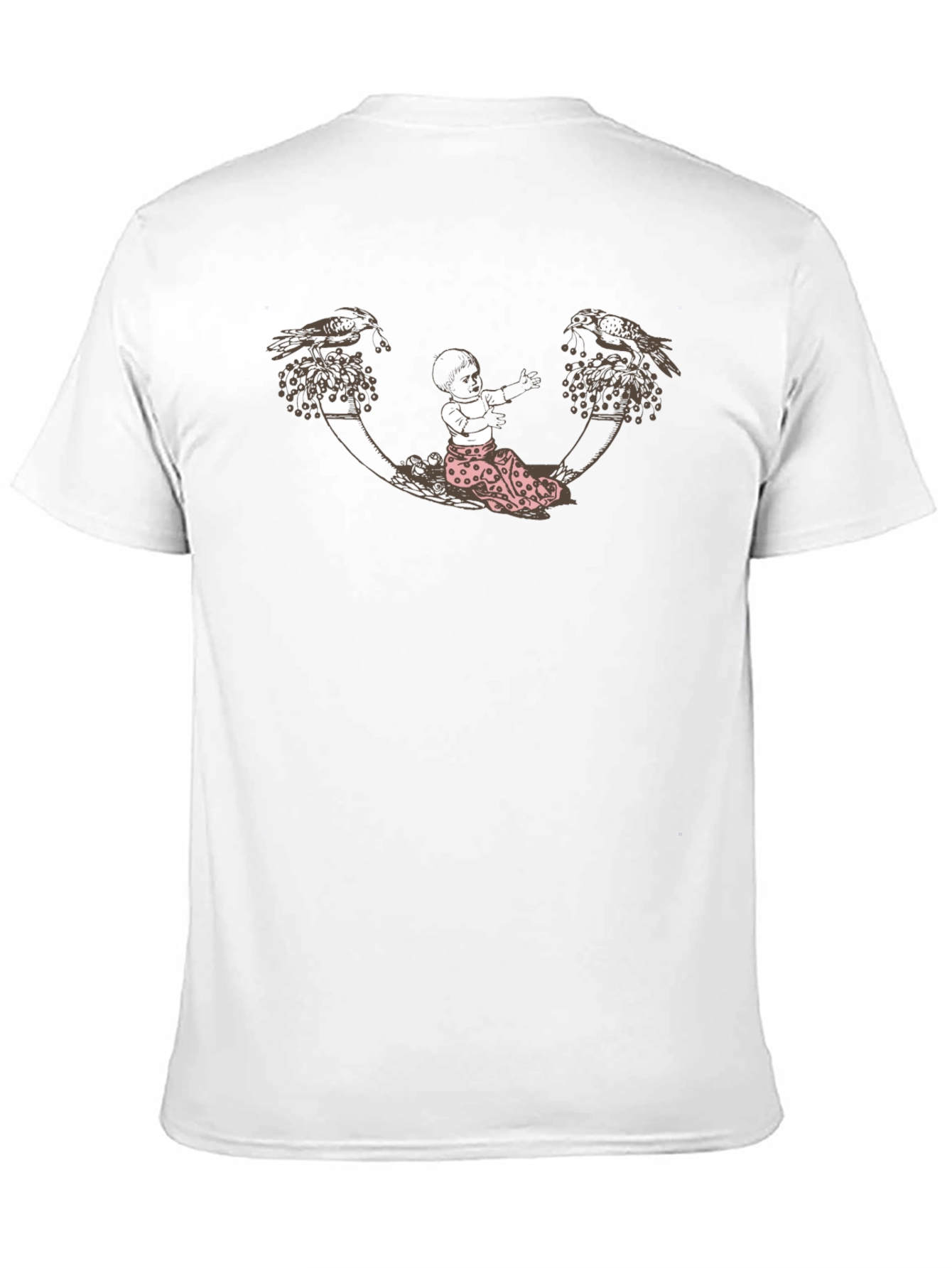 Unique Graphic Tee - Crow & Child Design