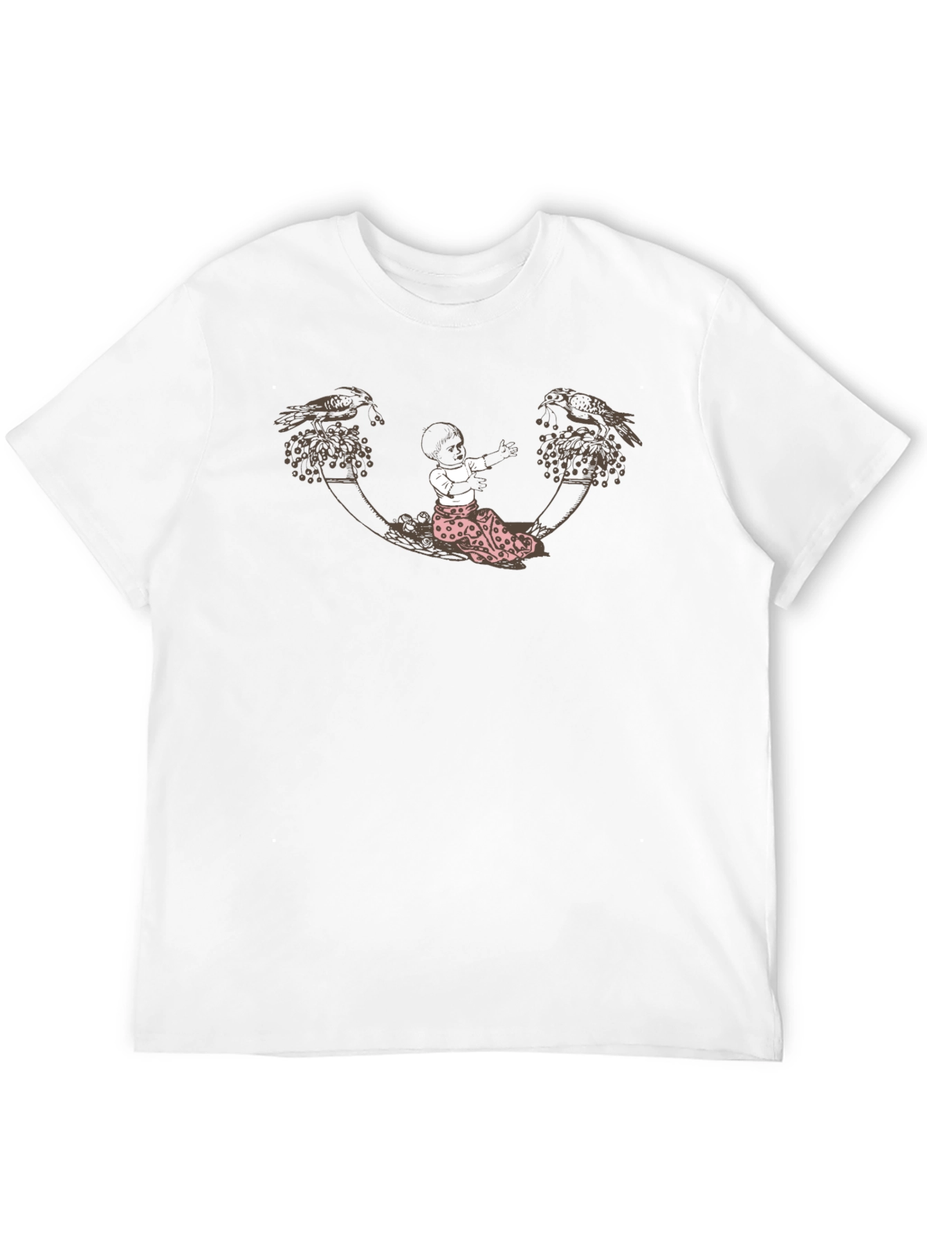 Unique Graphic Tee - Crow & Child Design