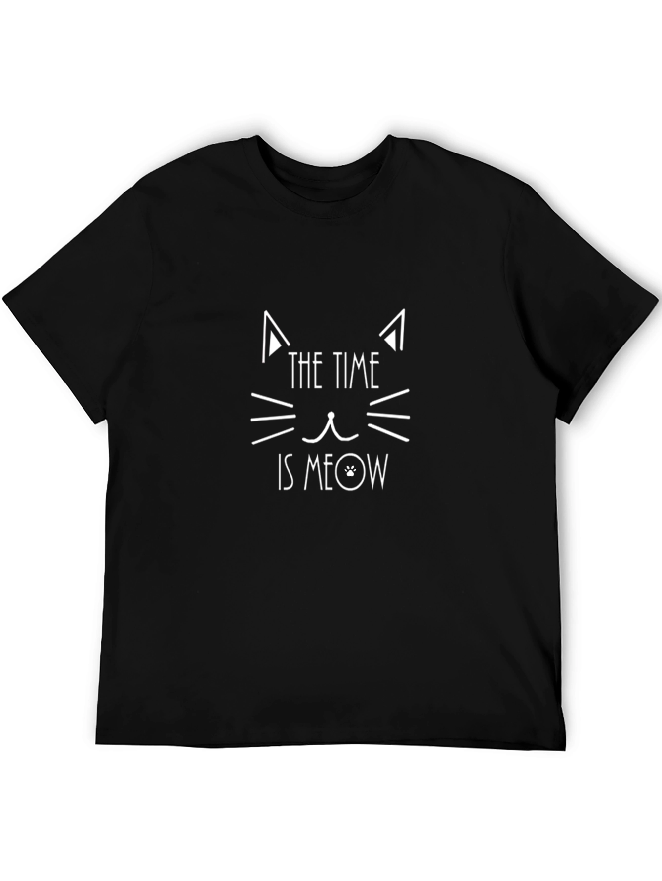The Time is Meow Cat T-Shirt