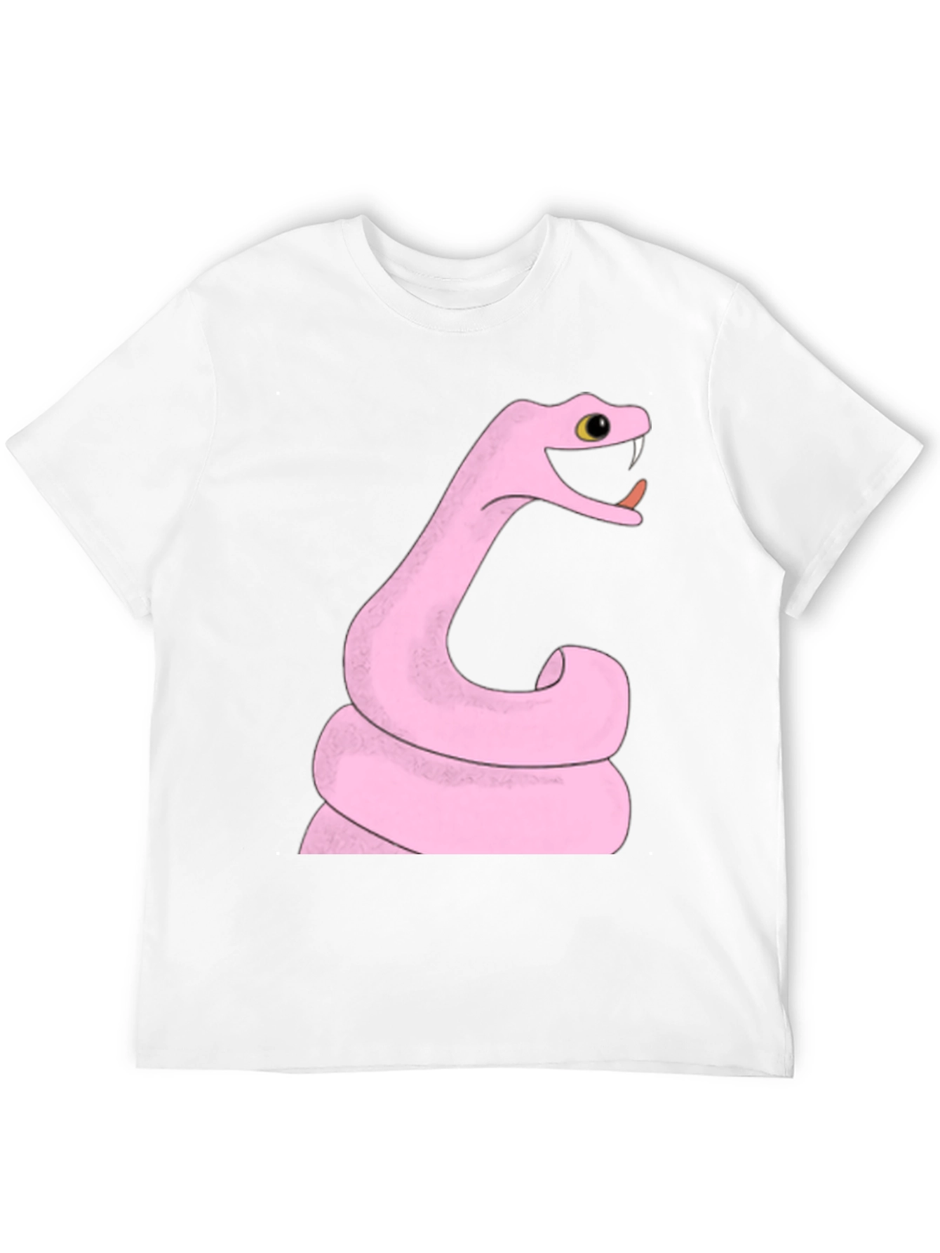 Pink Snake Graphic T-Shirt
