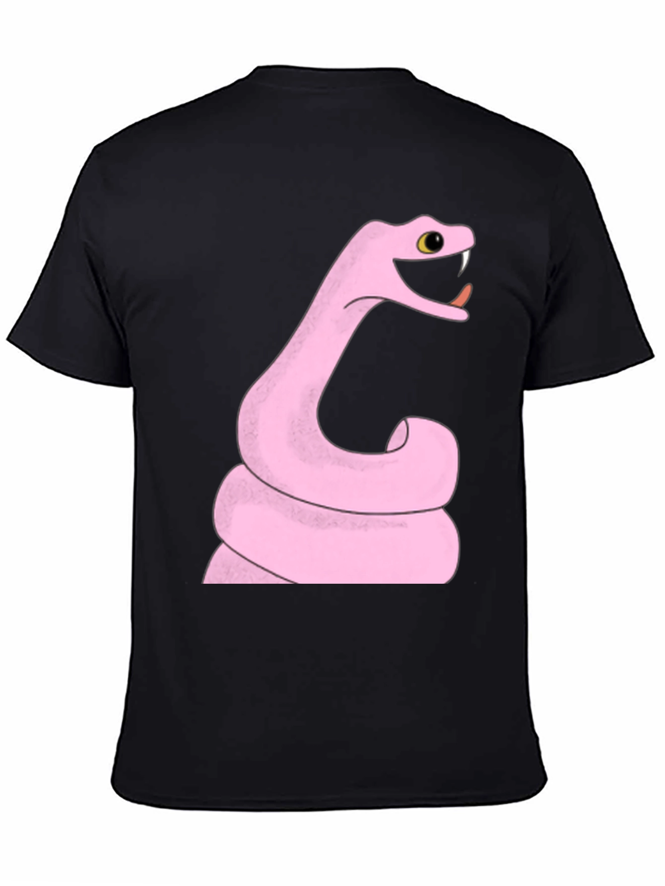 Pink Snake Graphic T-Shirt