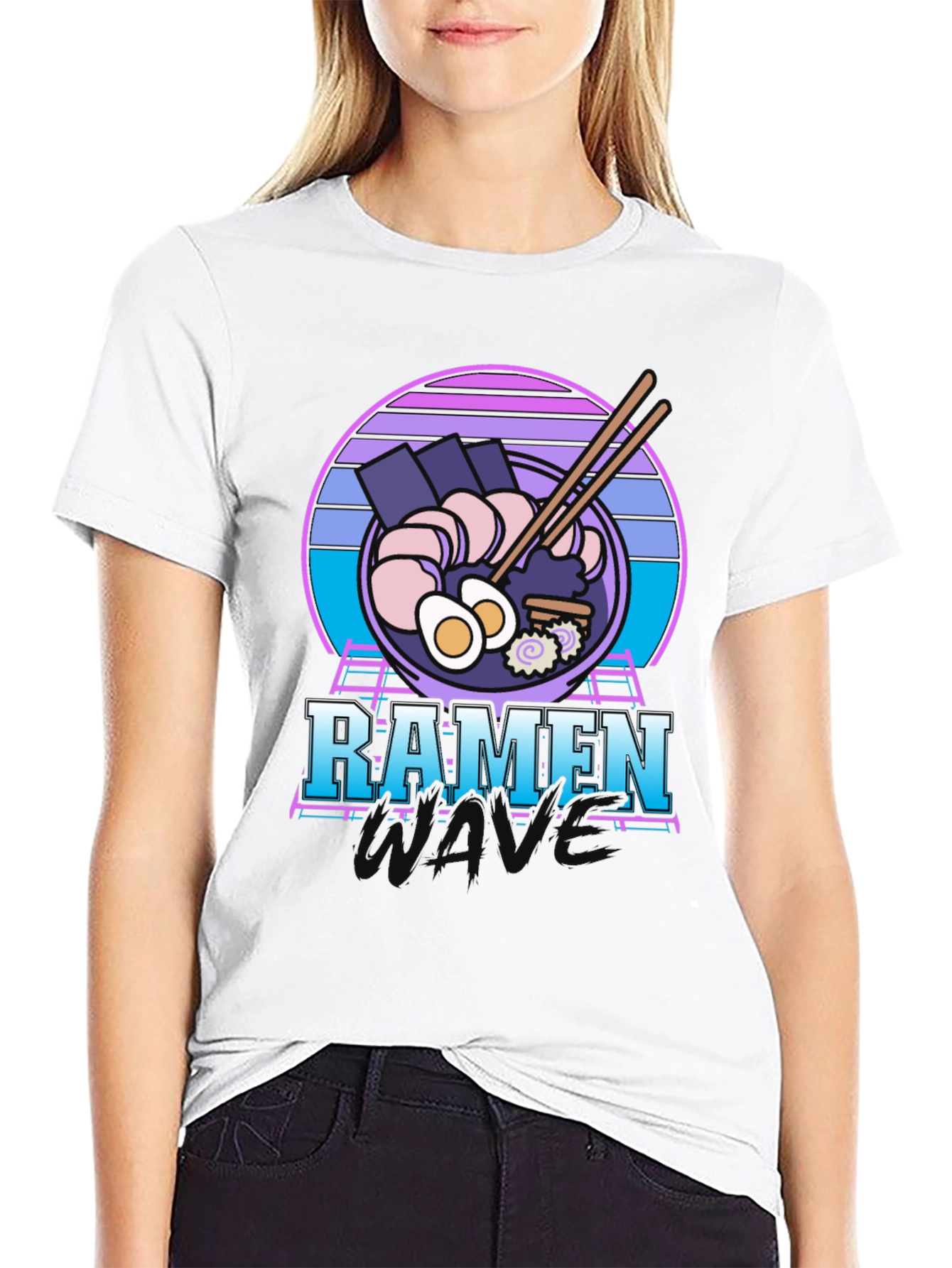 Retro Ramen T-Shirt - 80s Vaporwave Style Tee