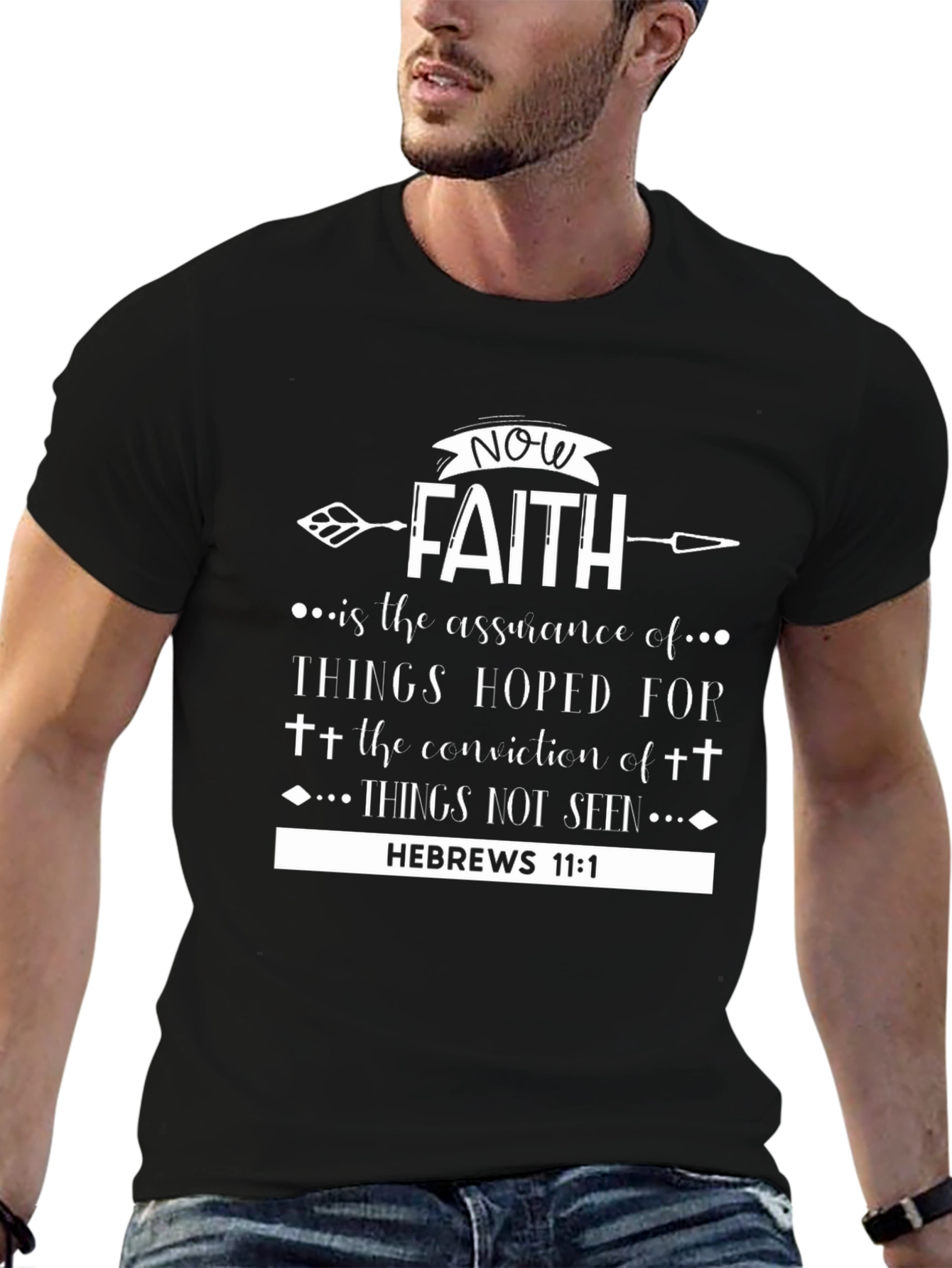Faith Hebrews 11:1 Christian T-Shirt