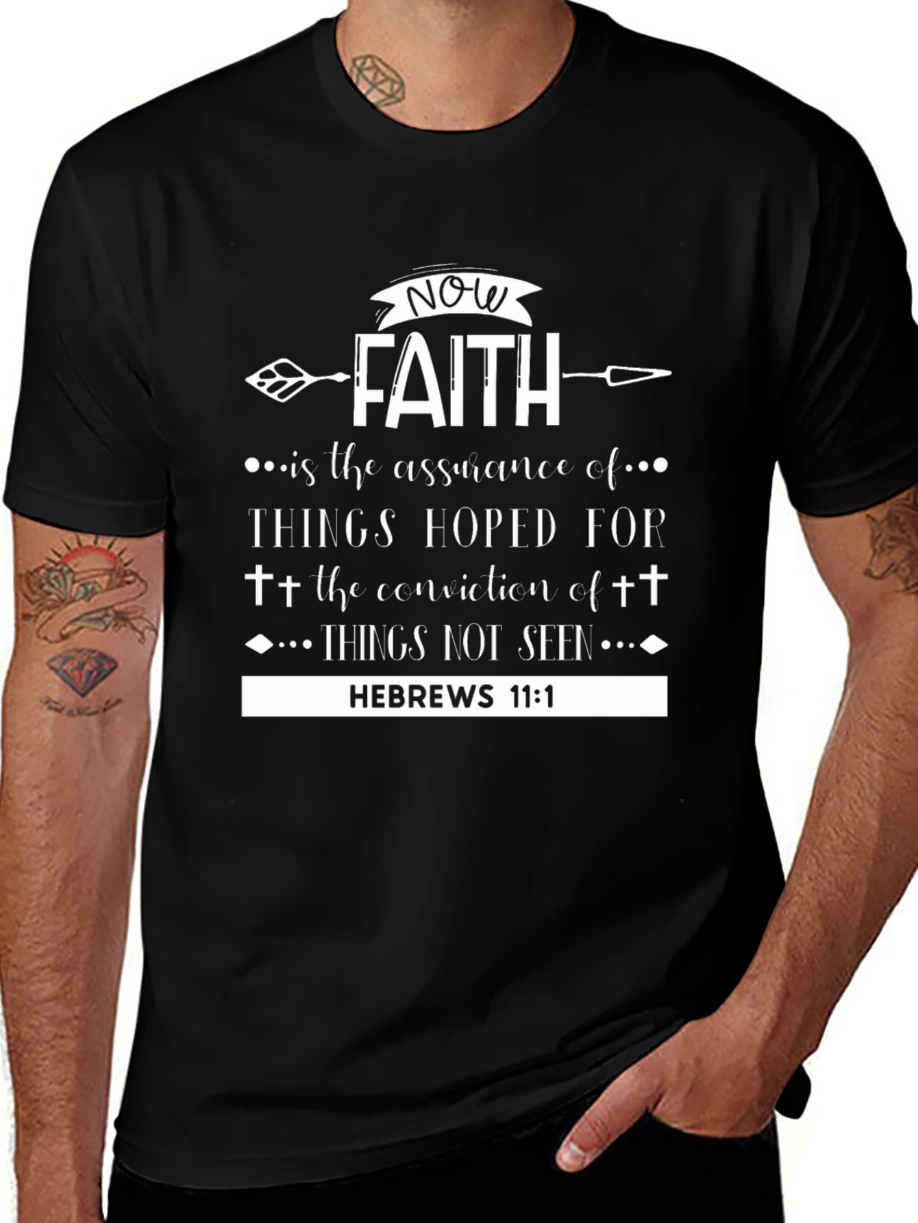 Faith Hebrews 11:1 Christian T-Shirt