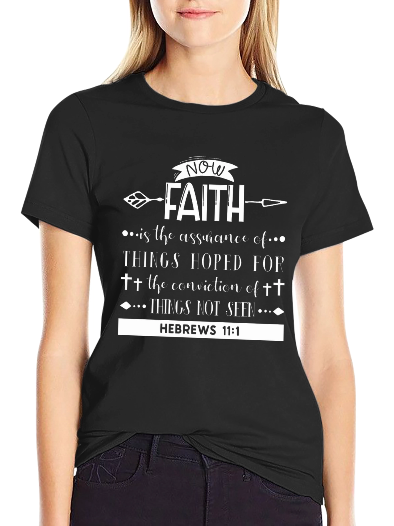Faith Hebrews 11:1 Christian T-Shirt