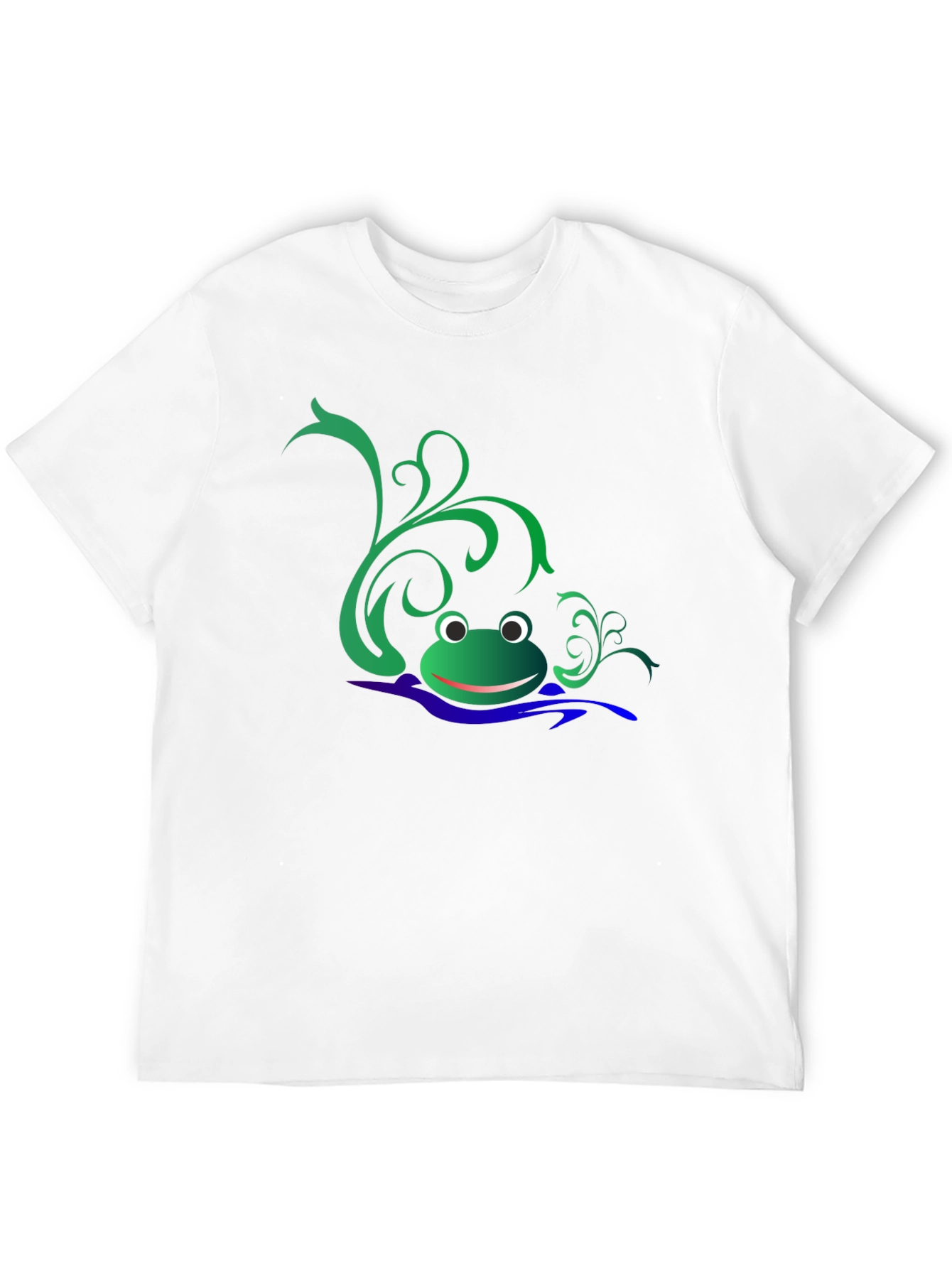 Fun Frog Graphic Black T-Shirt