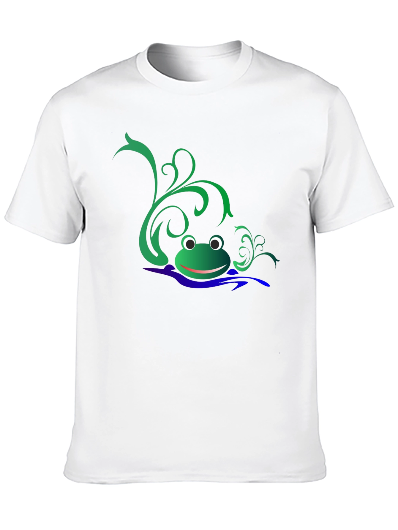 Fun Frog Graphic Black T-Shirt