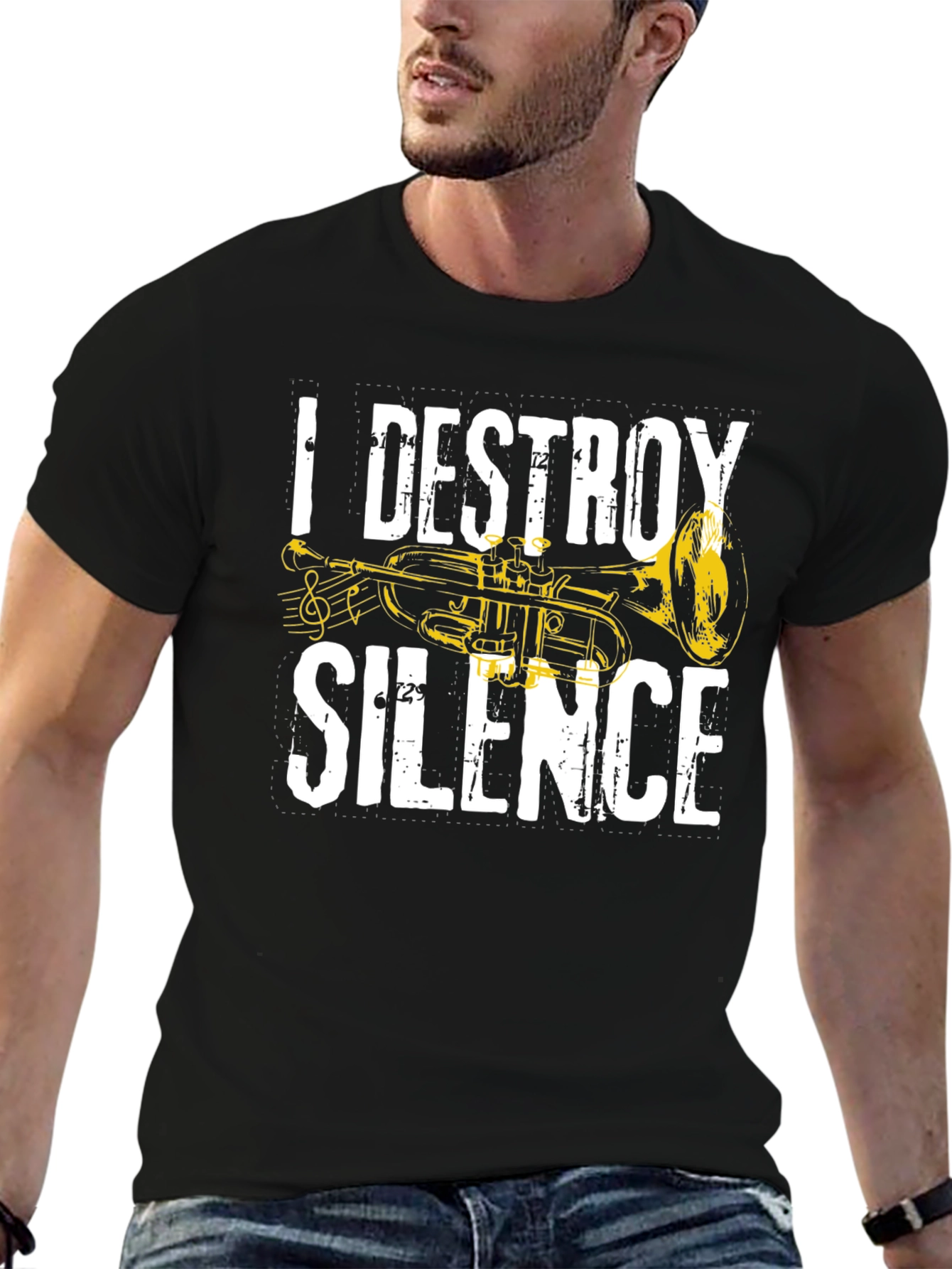 I Destroy Silence T-Shirt - Musician Tee