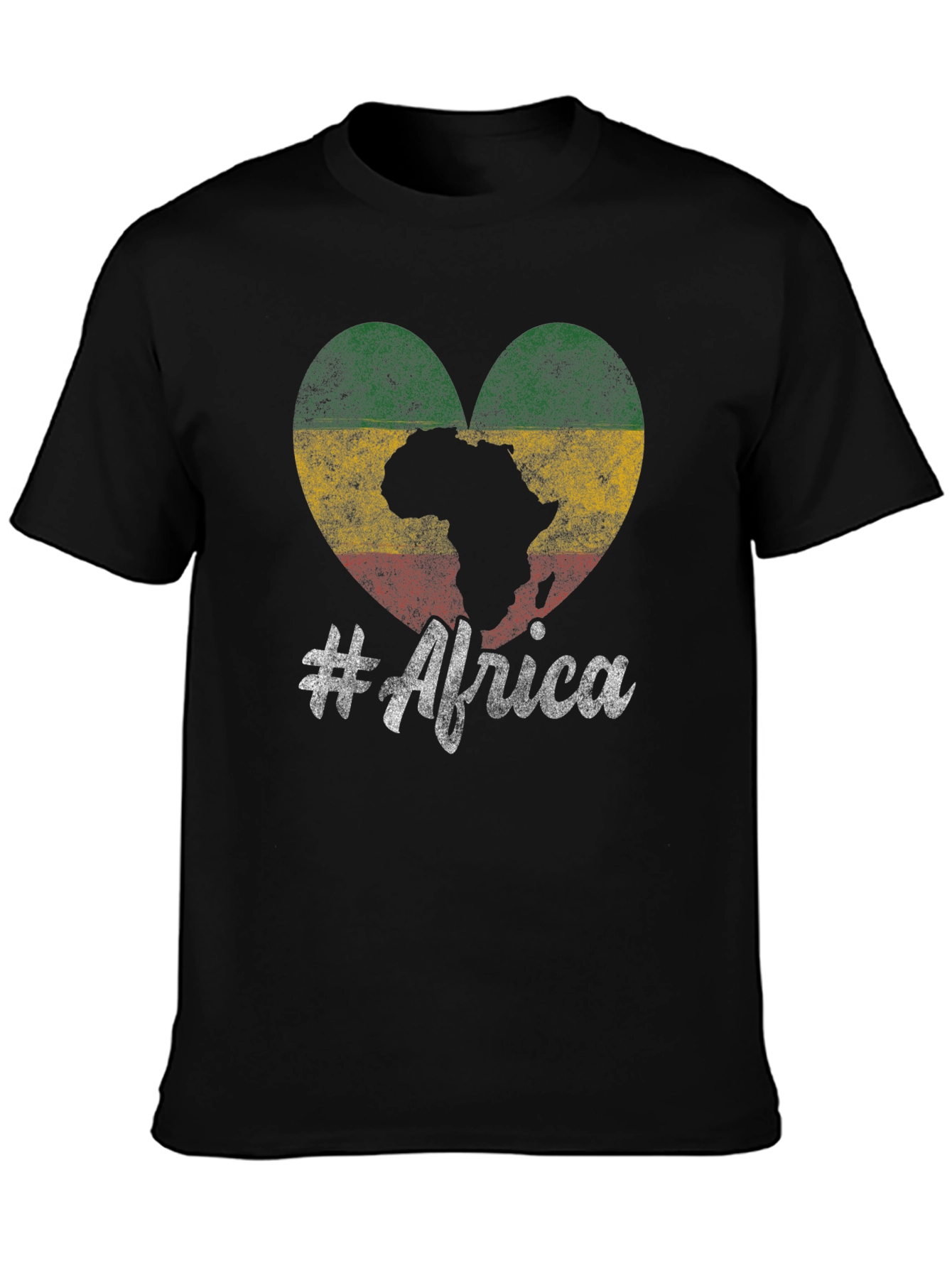 Africa Heart Flag T-Shirt