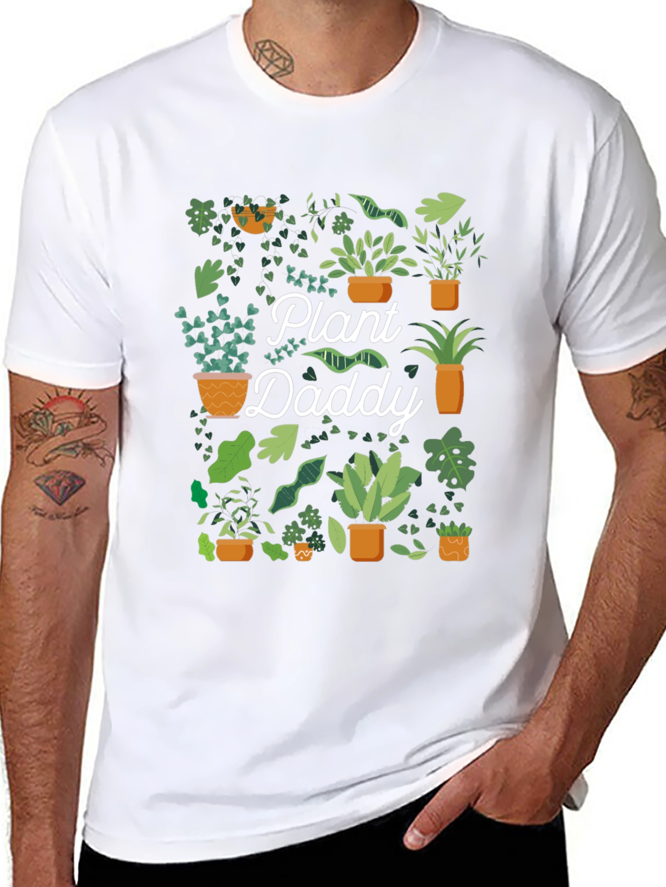 Plant Daddy Graphic Tee - Houseplant Lover T-Shirt