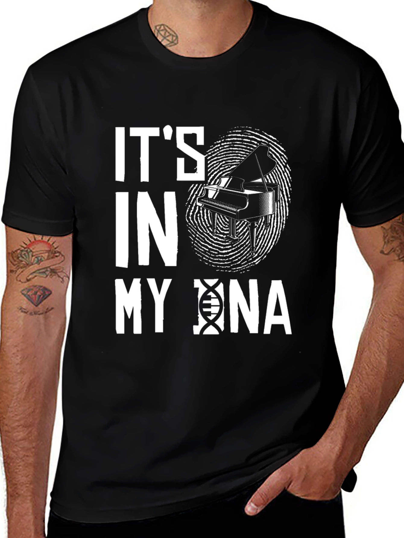Its in My DNA Piano T-Shirt