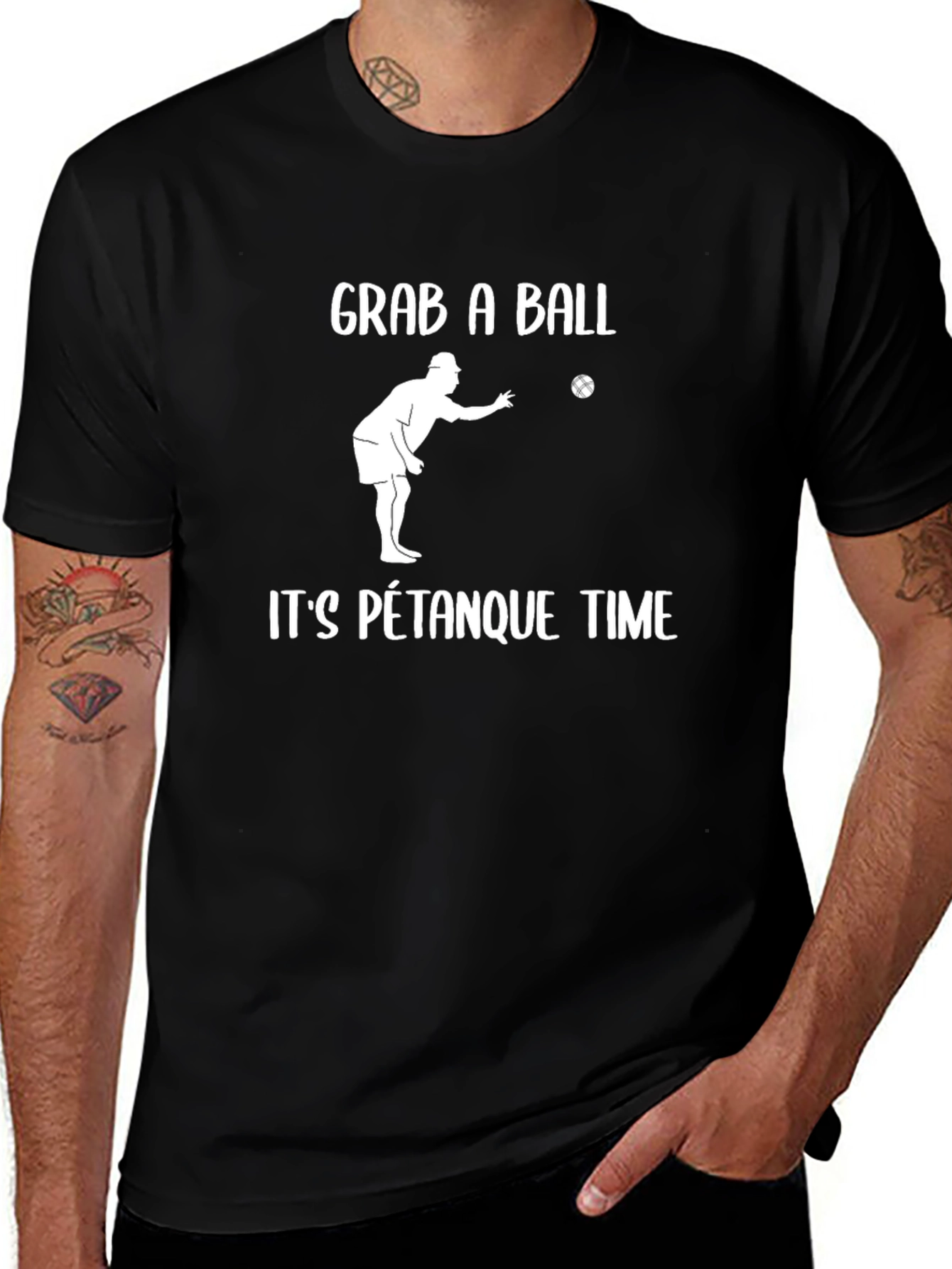 Grab A Ball Its Pétanque Time T-Shirt