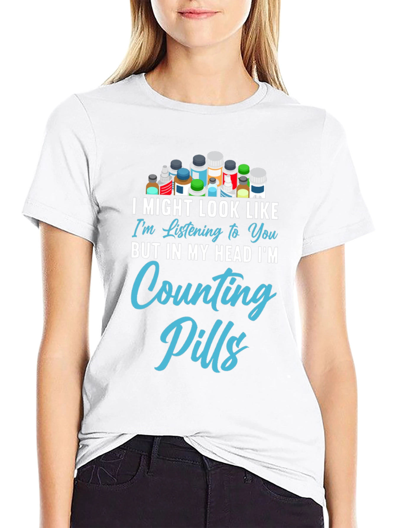 Counting Pills Graphic Tee