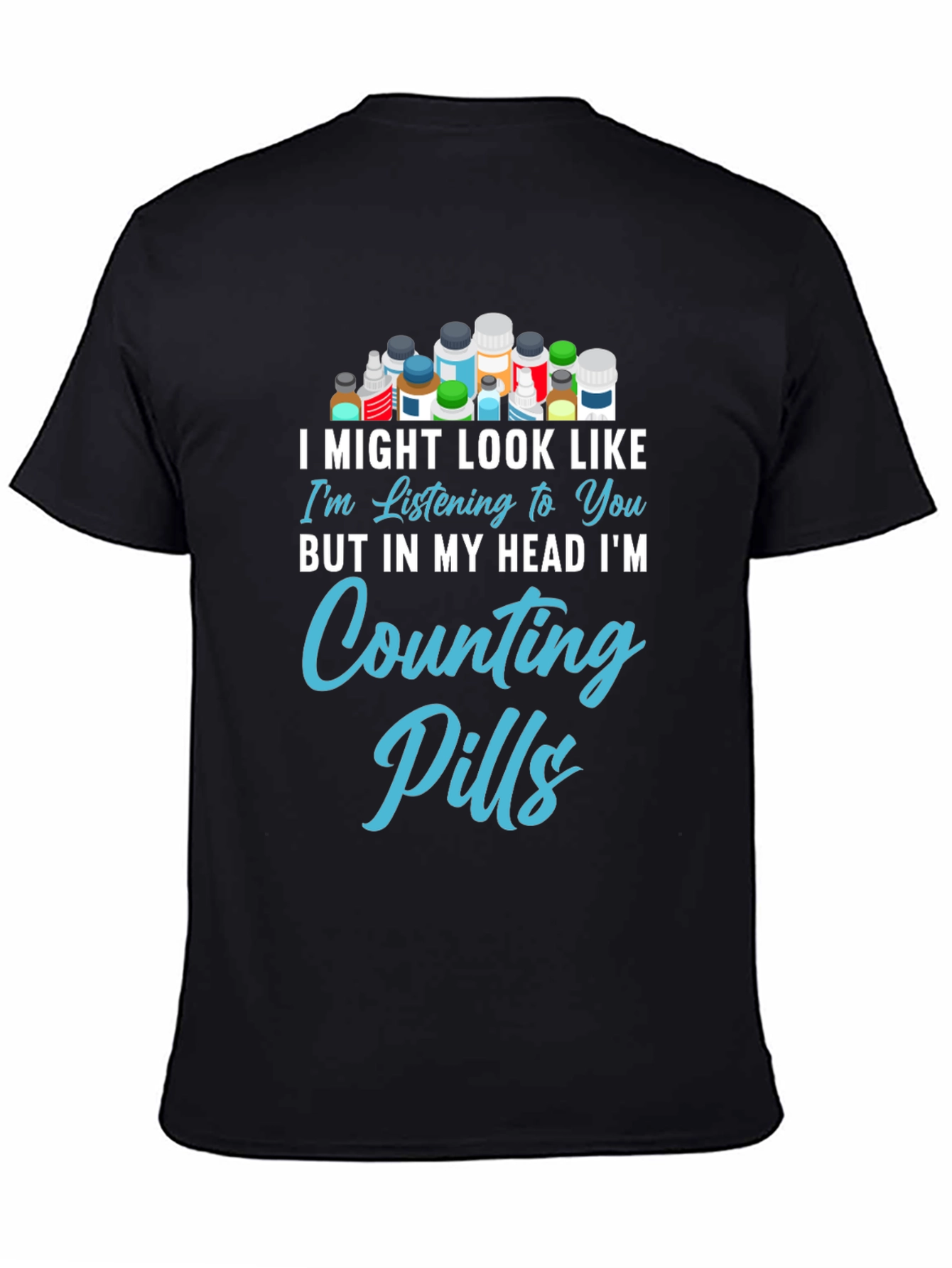 Counting Pills Graphic Tee