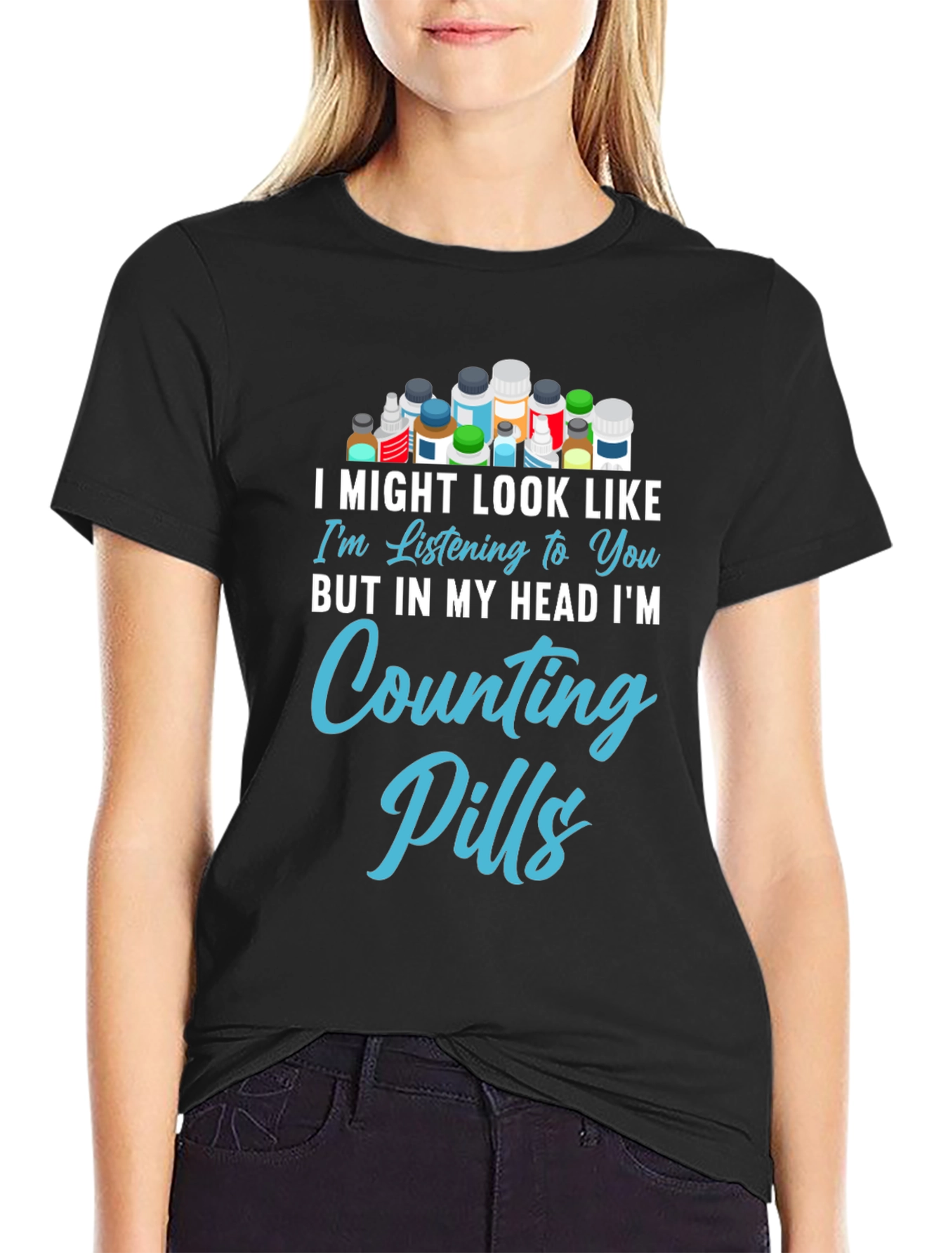 Counting Pills Graphic Tee