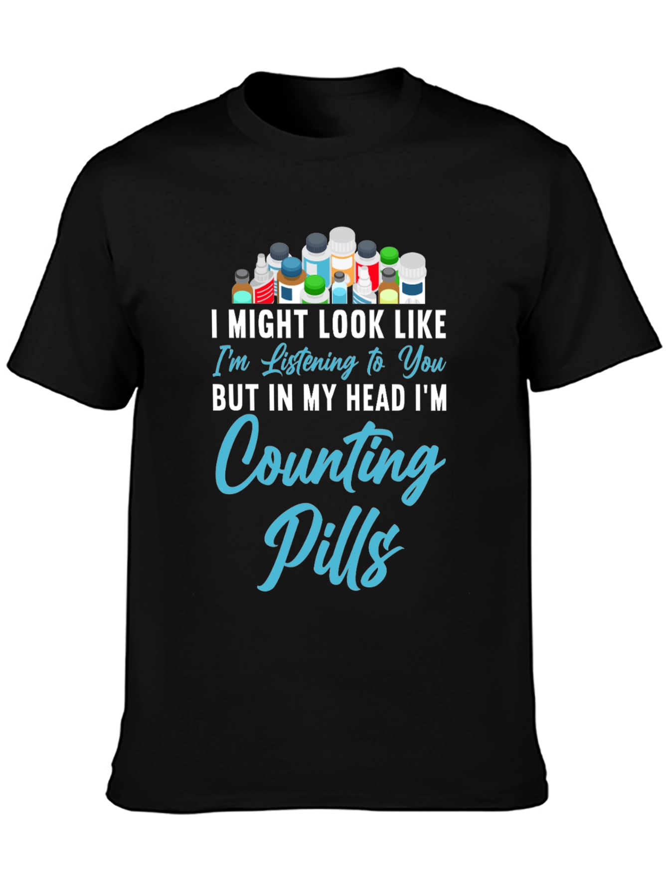 Counting Pills Graphic Tee