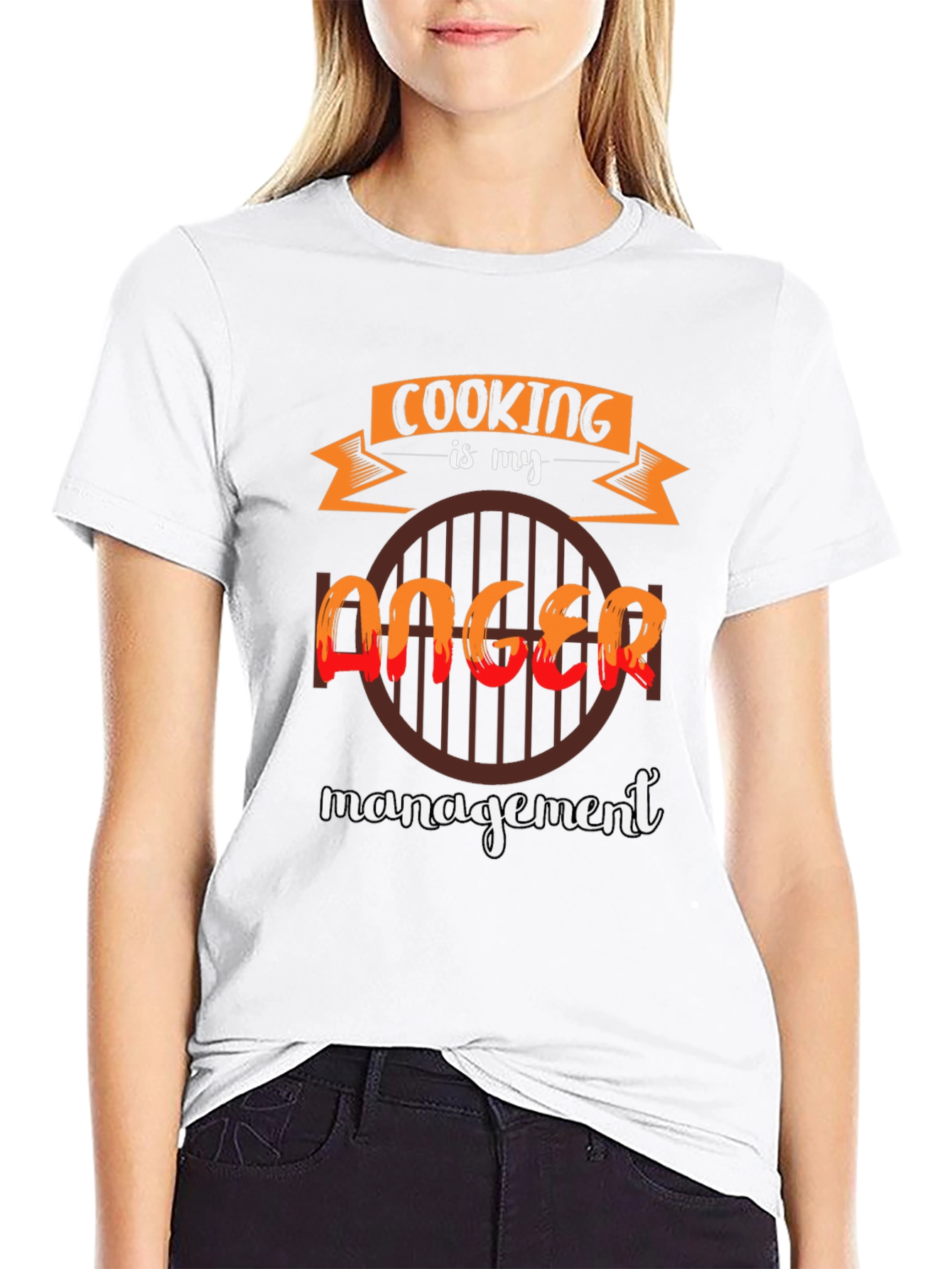 Cooking is my Anger Management T-Shirt BBQ Cookout
