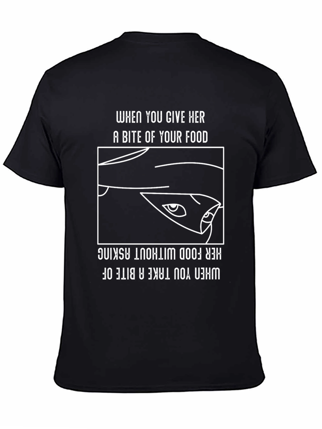 Funny Foodie Graphic Tee - Bite of Your Food