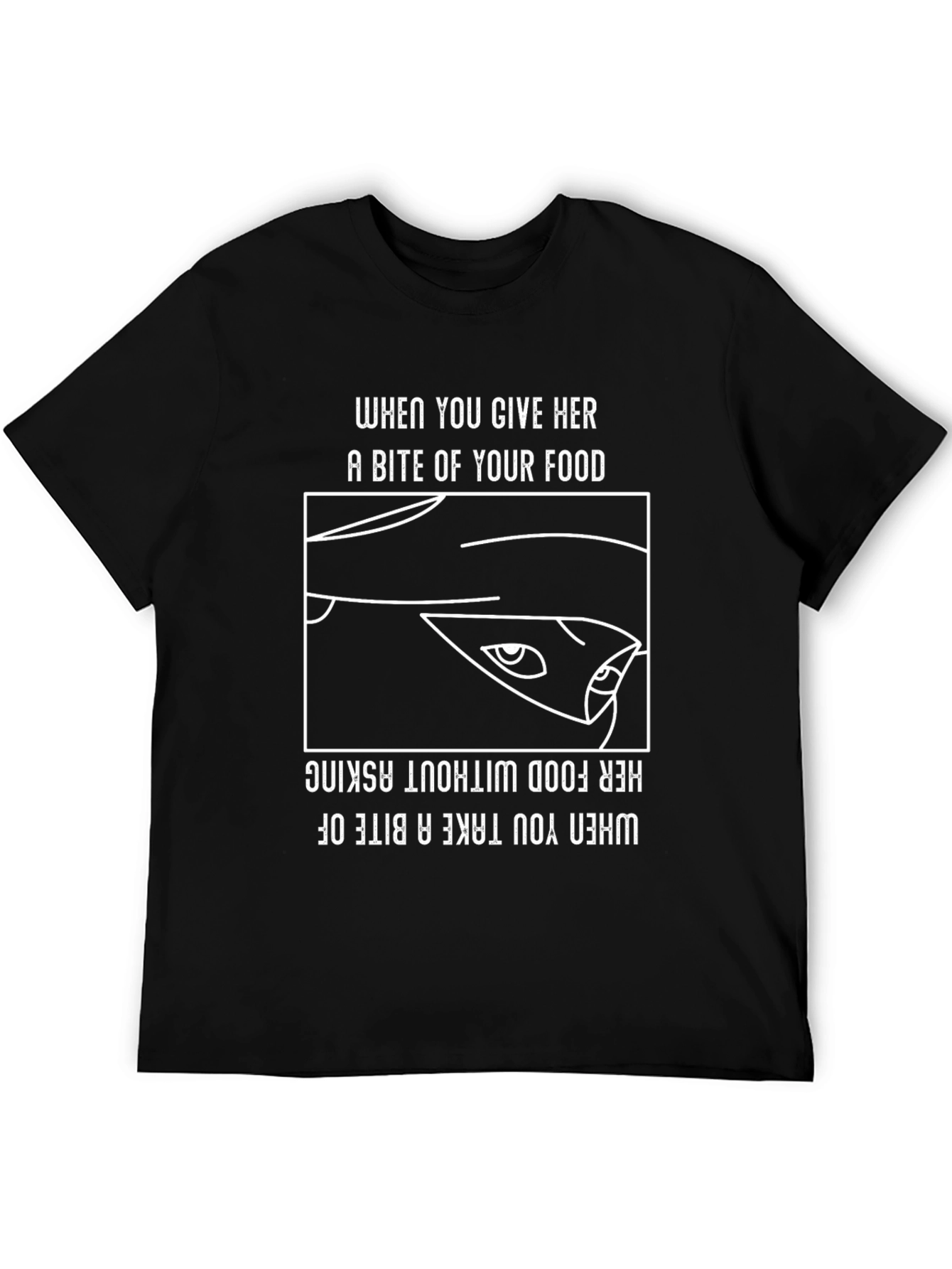 Funny Foodie Graphic Tee - Bite of Your Food