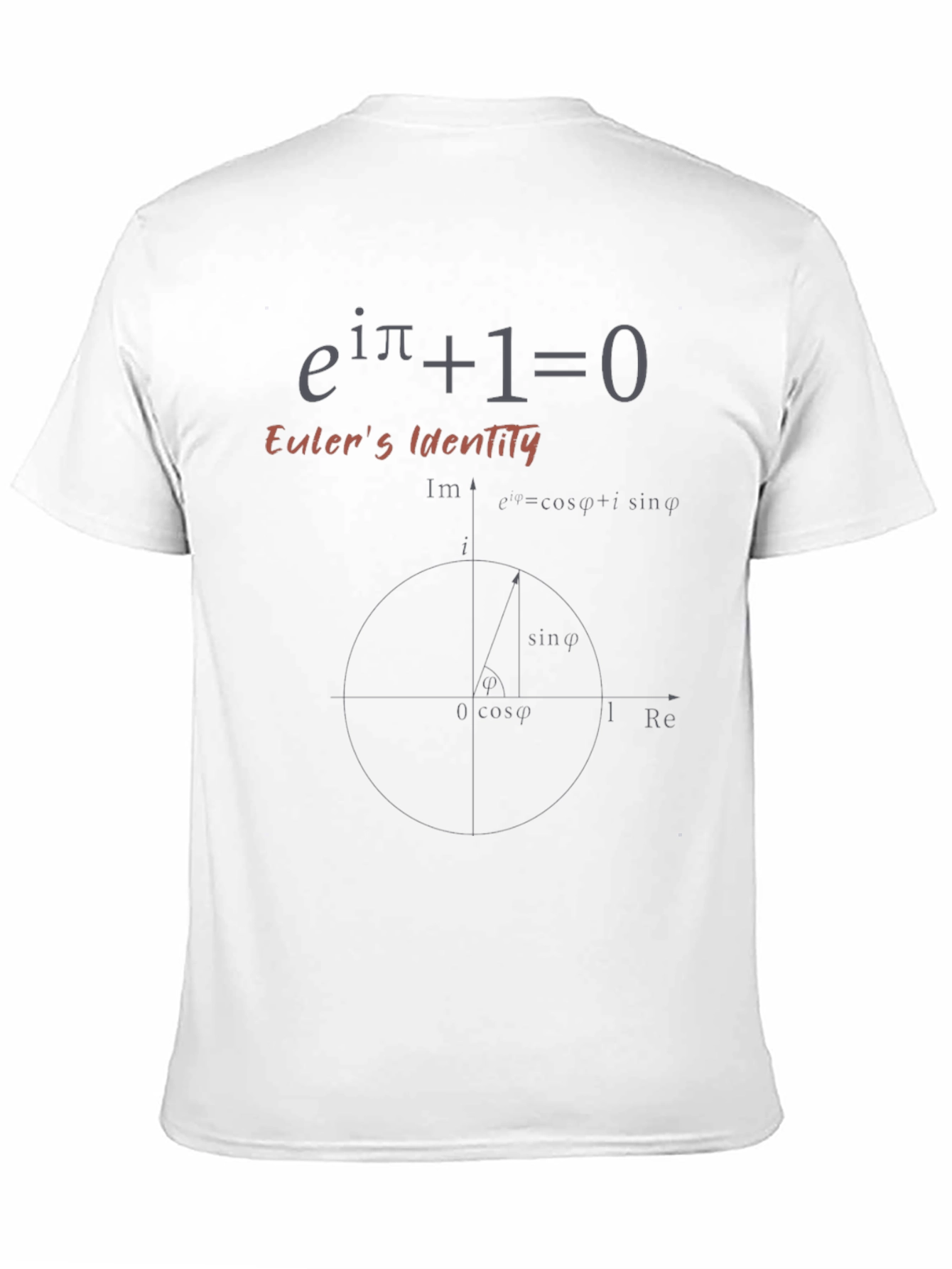 Eulers Identity T-Shirt - Math Equation Tee