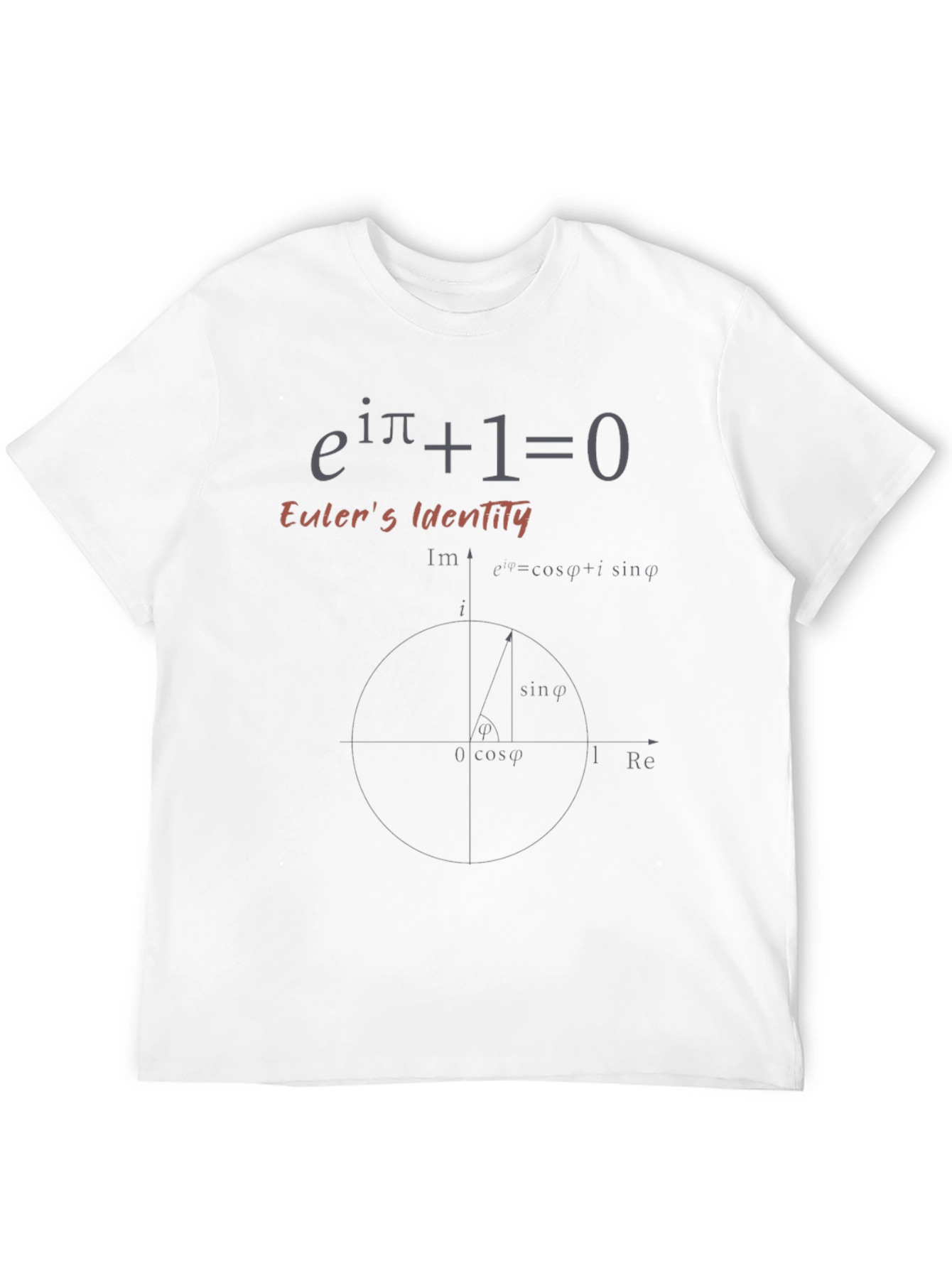 Eulers Identity T-Shirt - Math Equation Tee