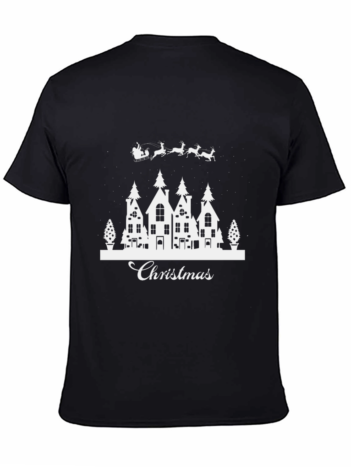 Christmas Town Graphic Tee - Holiday Spirit T-Shirt