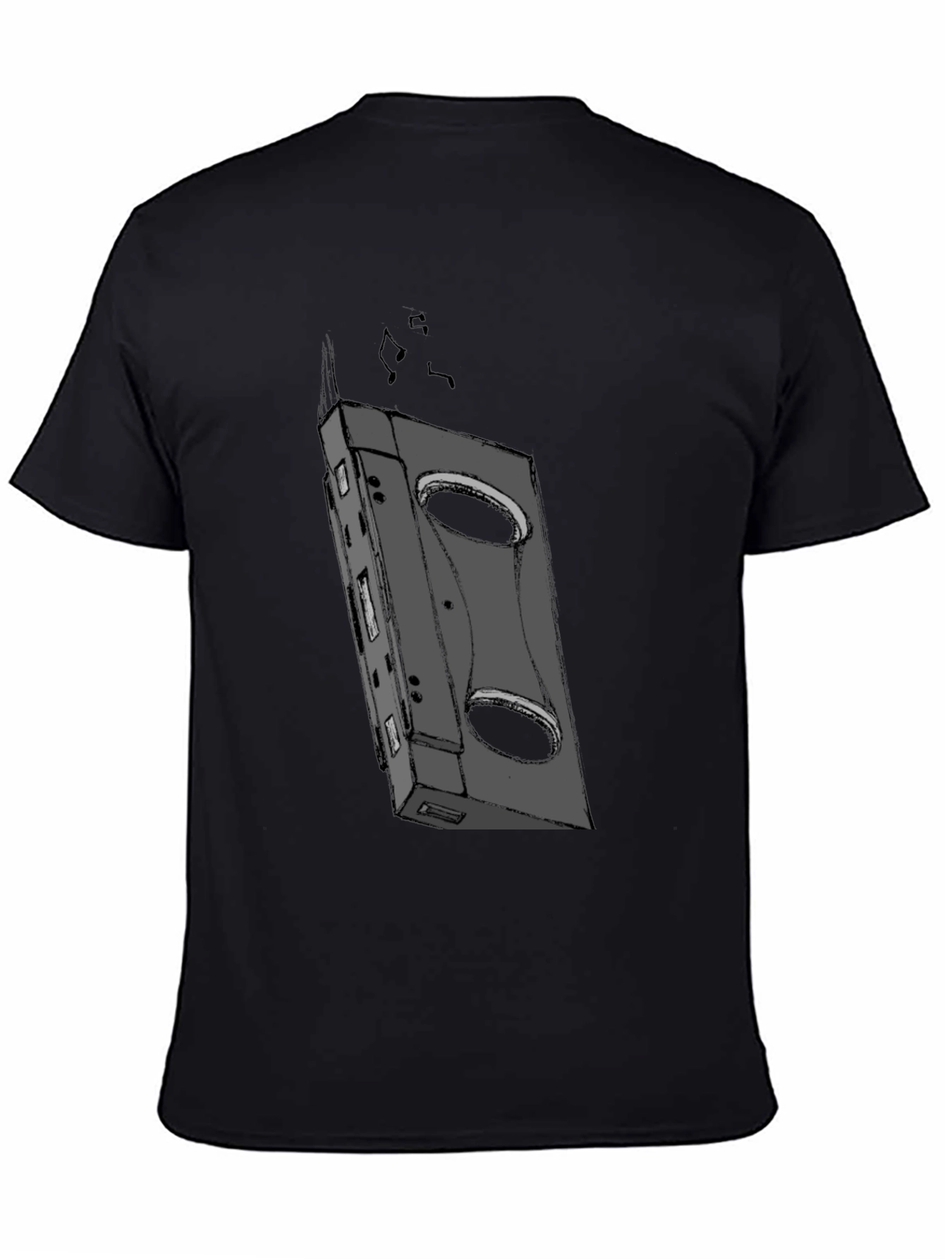 Retro Cassette Tape Graphic Tee - Cool Casual Wear