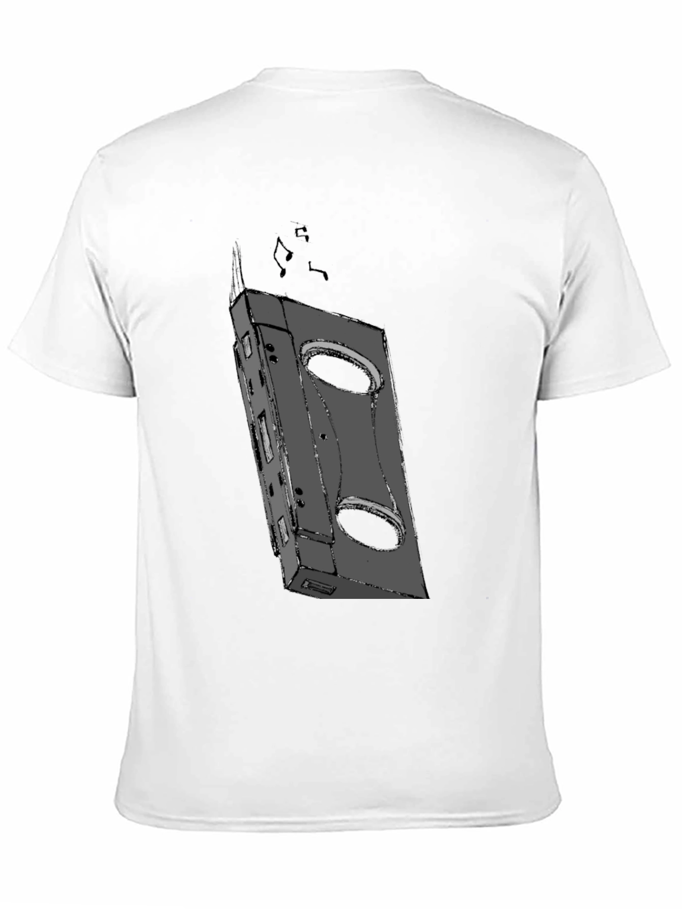 Retro Cassette Tape Graphic Tee - Cool Casual Wear