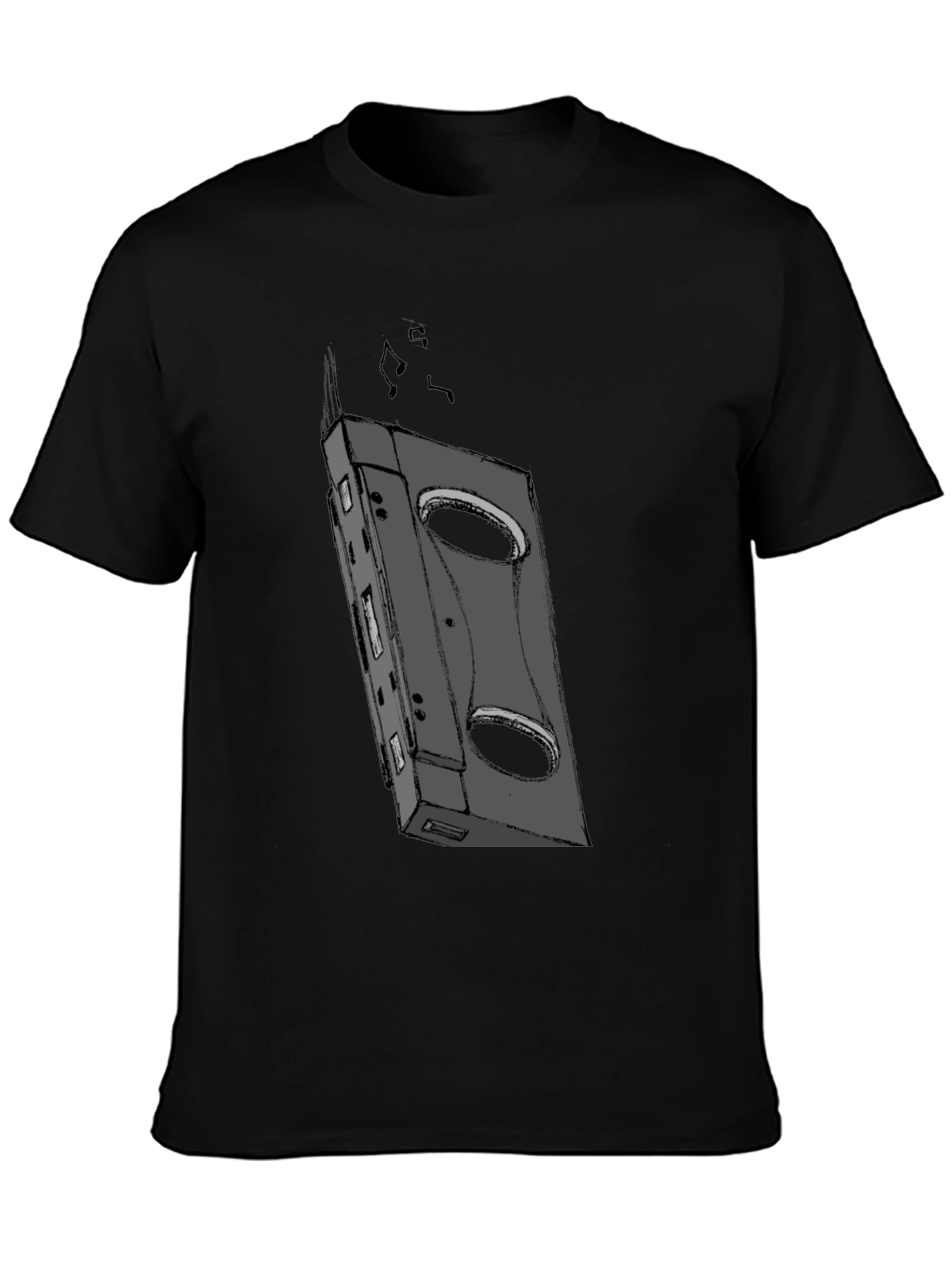 Retro Cassette Tape Graphic Tee - Cool Casual Wear