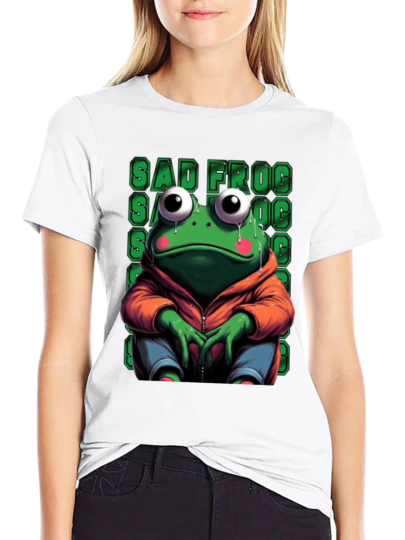 Sad Frog Graphic Tee - Unisex Comfort