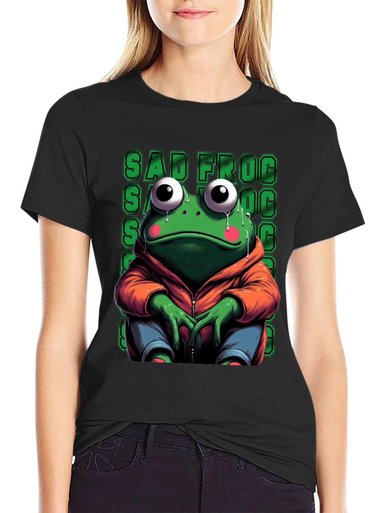 Sad Frog Graphic Tee - Unisex Comfort