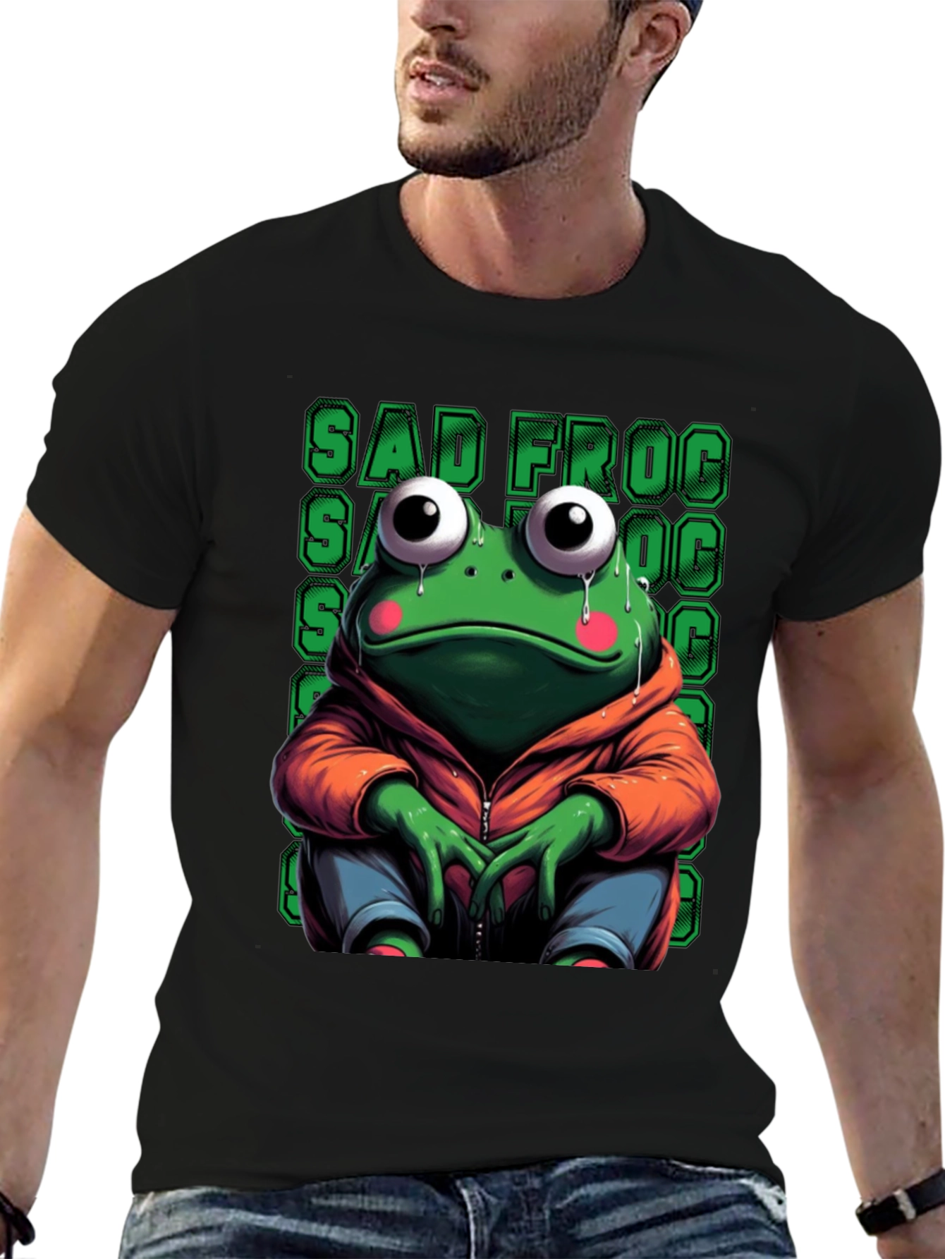 Sad Frog Graphic Tee - Unisex Comfort