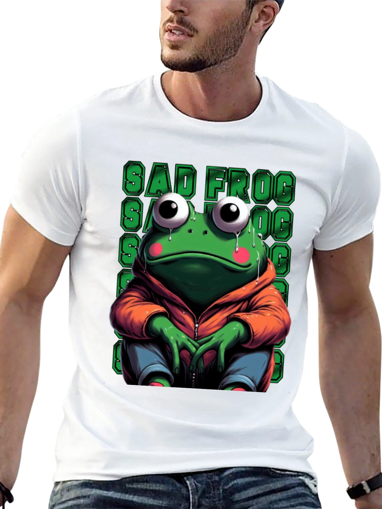 Sad Frog Graphic Tee - Unisex Comfort