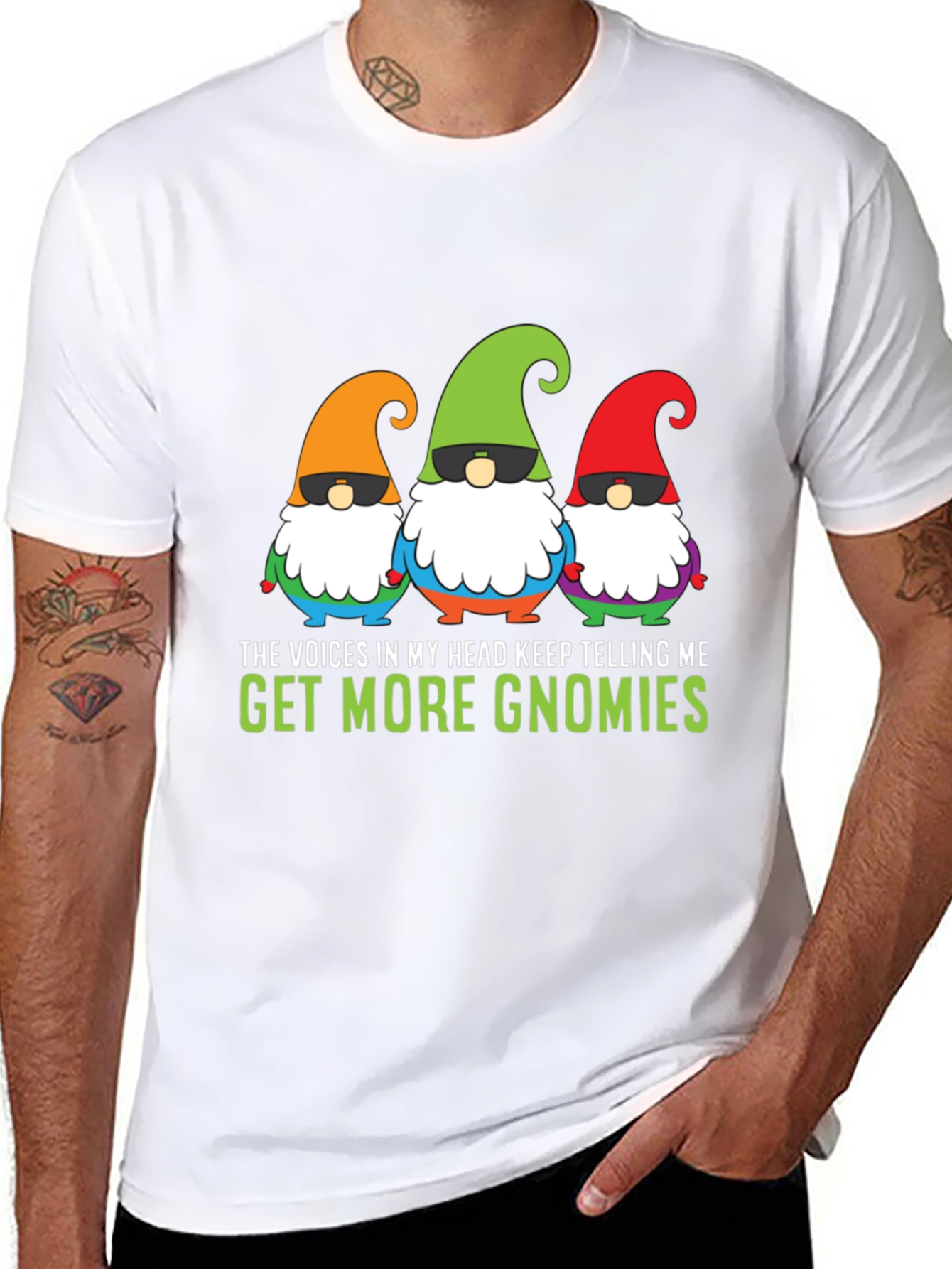 Funny Gnome T-Shirt - Get More Gnomies!