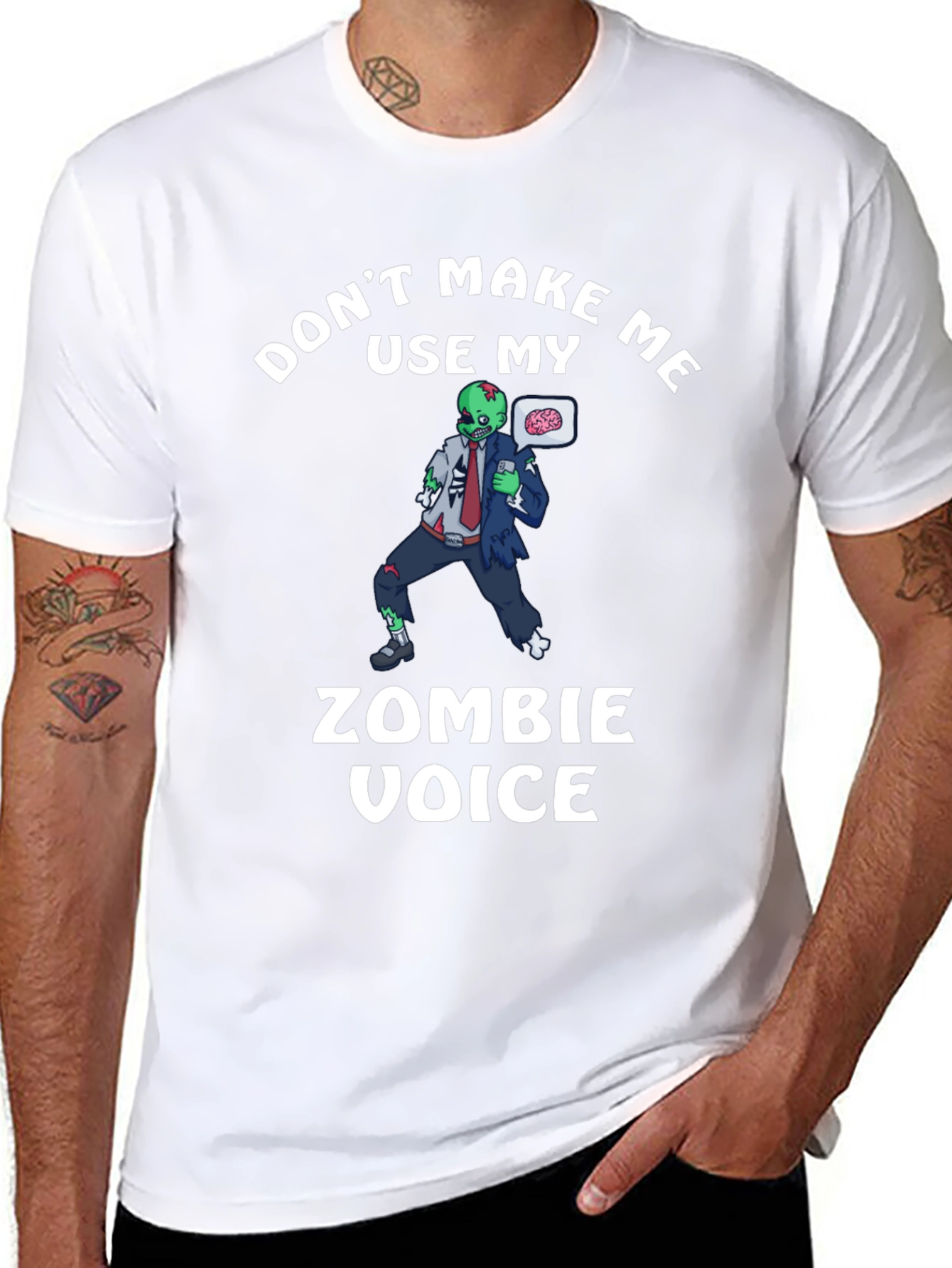 Dont Make Me Use My Zombie Voice T-Shirt