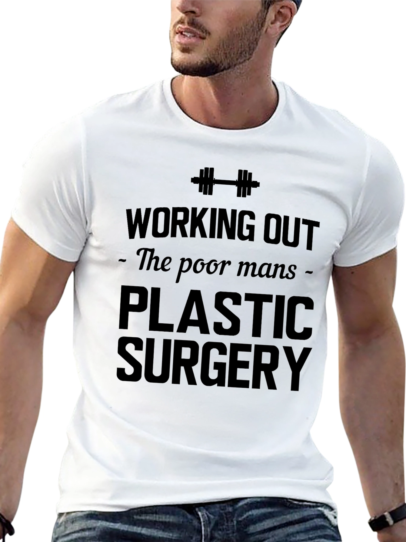 Workout Plastic Surgery Graphic Tee