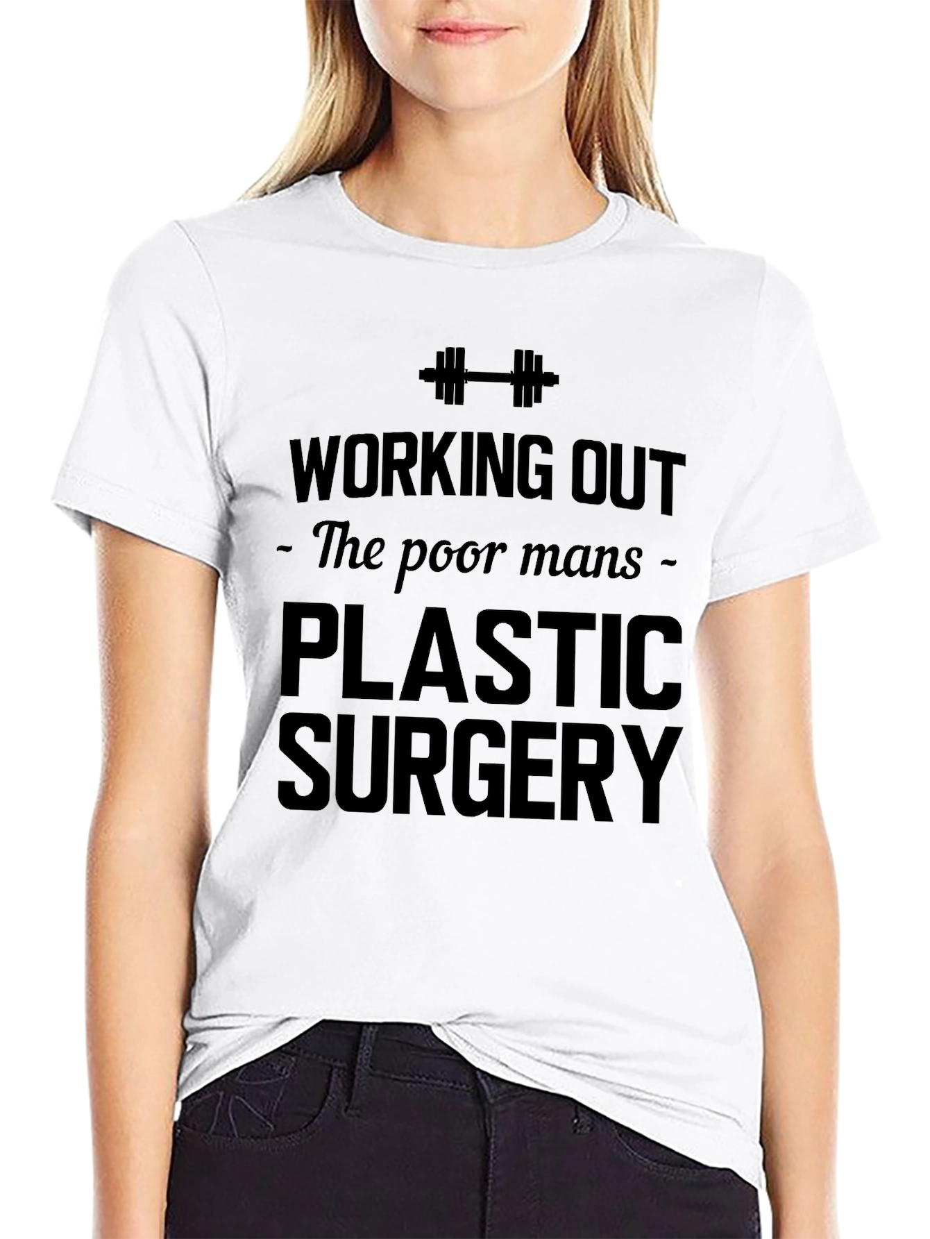 Workout Plastic Surgery Graphic Tee