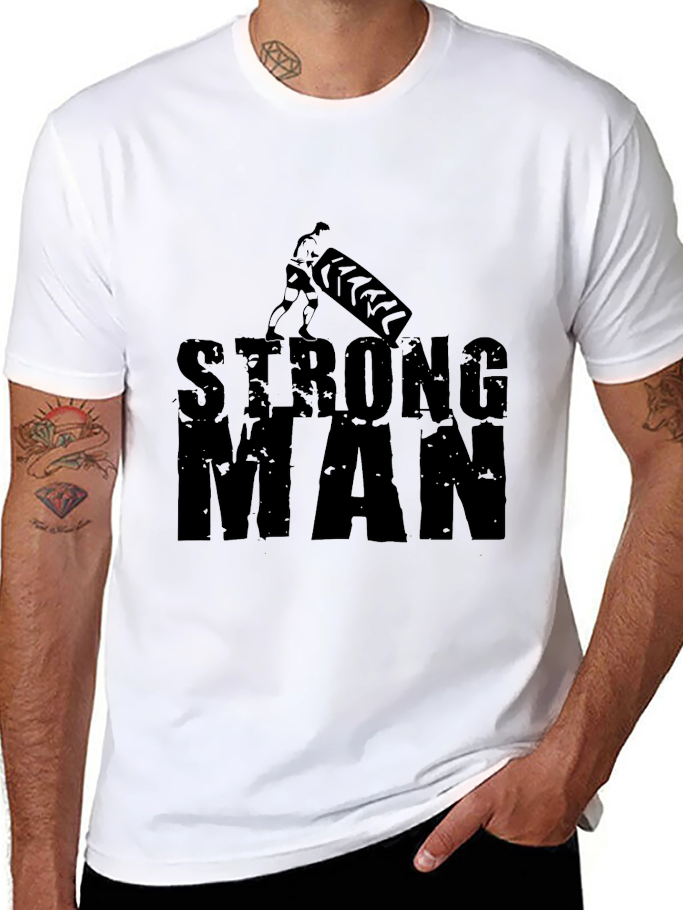Strongman Tire Flip Graphic Tee
