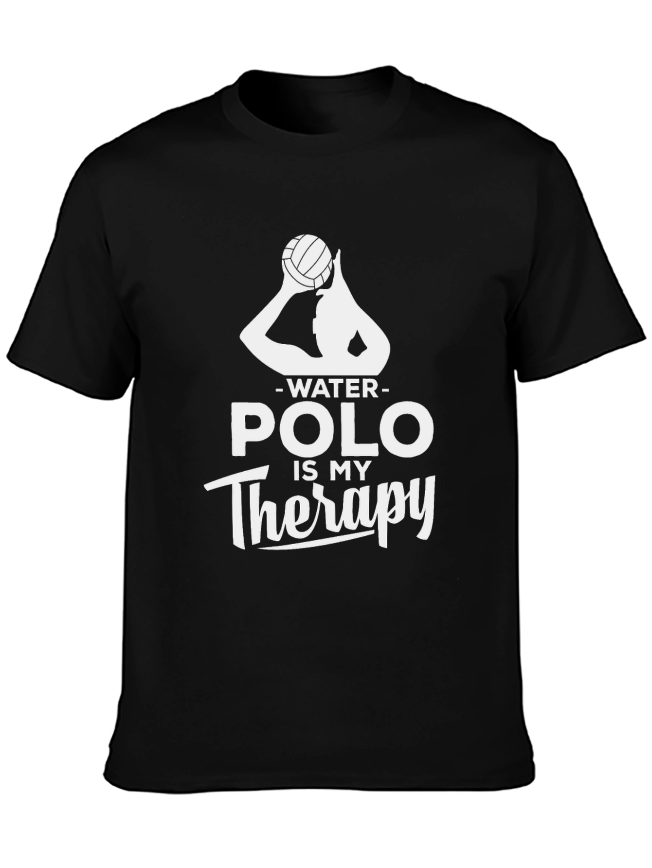 Water Polo Therapy T-Shirt - Sporty Graphic Tee