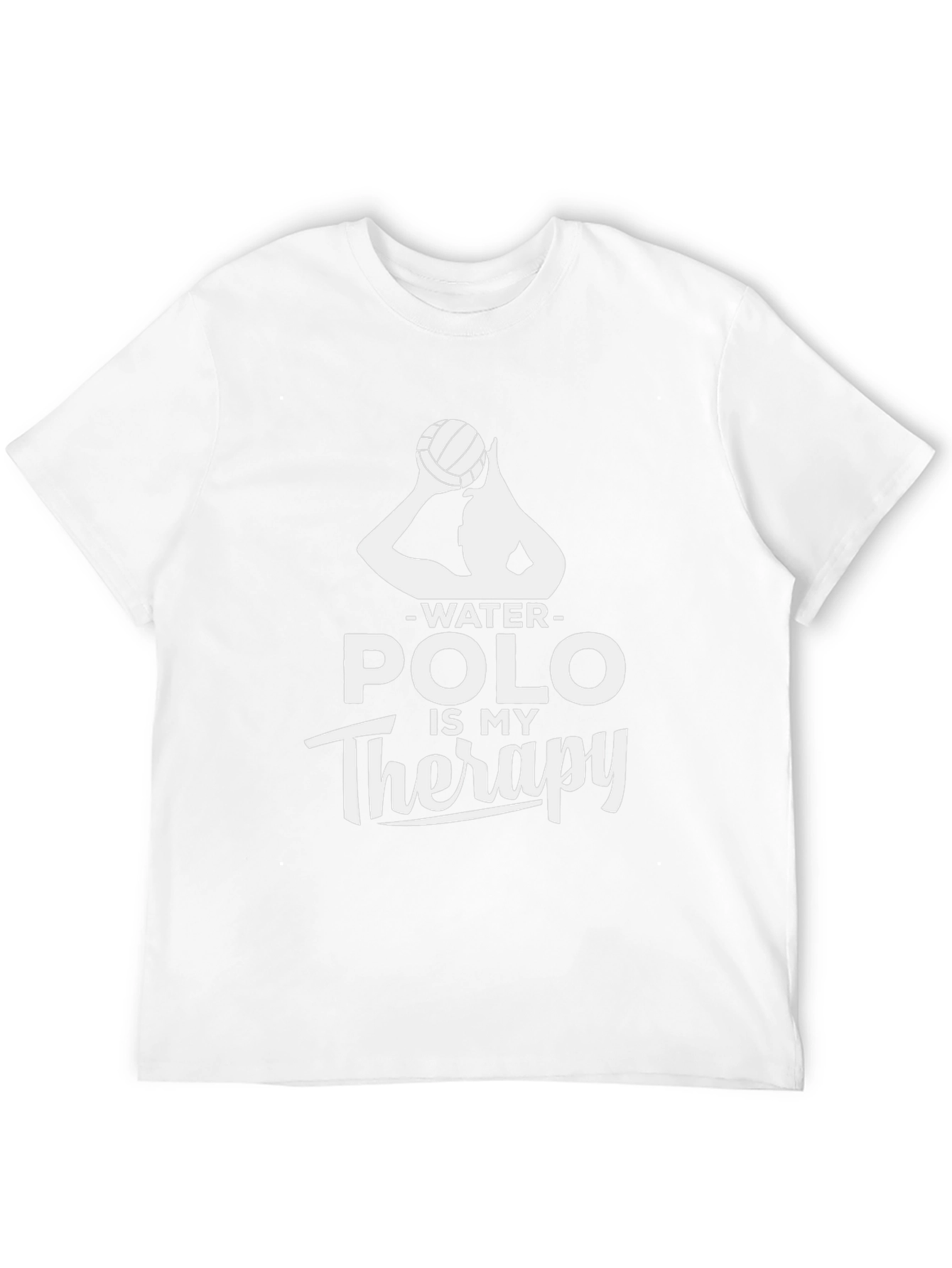 Water Polo Therapy T-Shirt - Sporty Graphic Tee