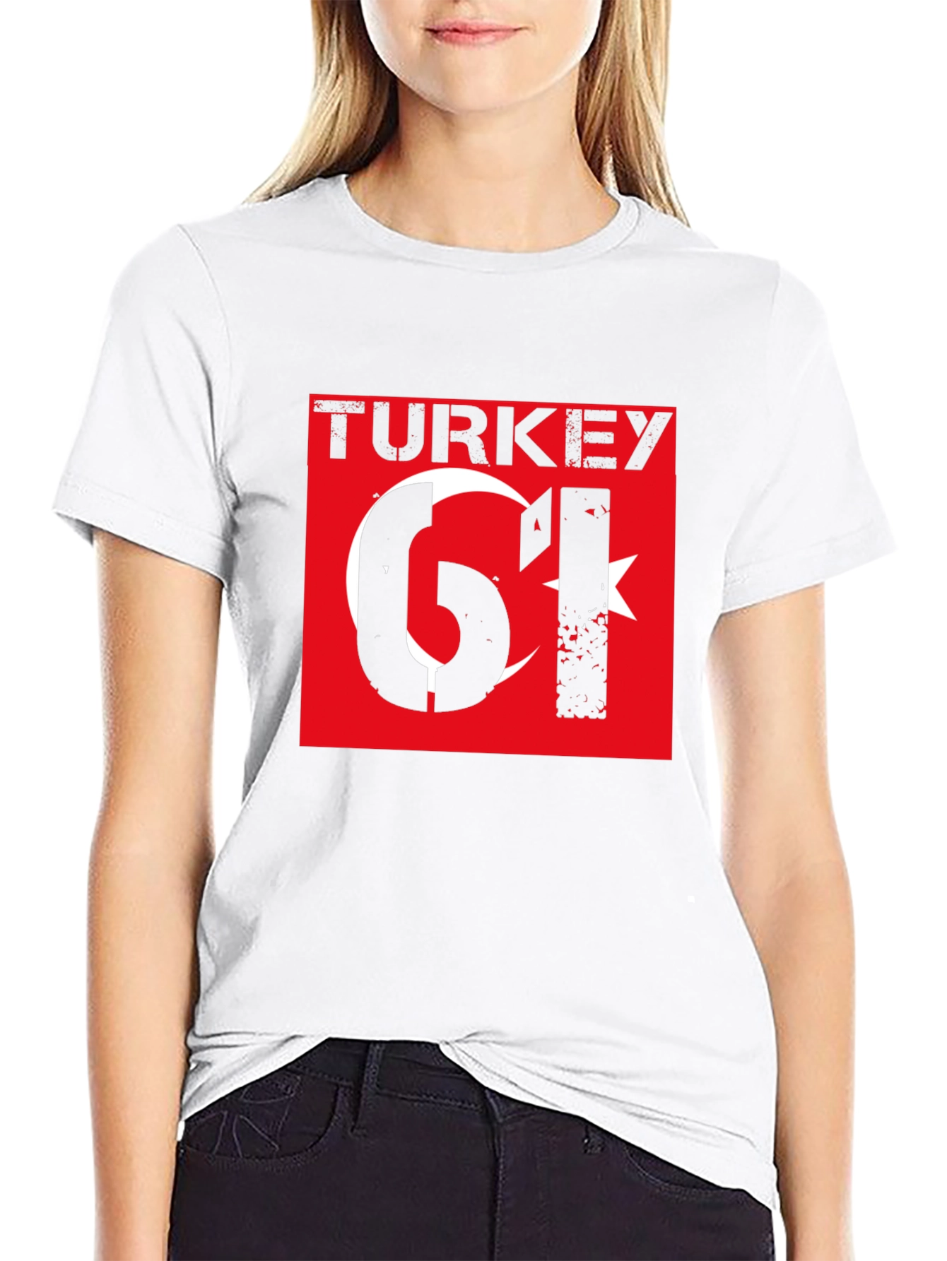 Turkey 61 Graphic T-Shirt - Black Cotton Tee
