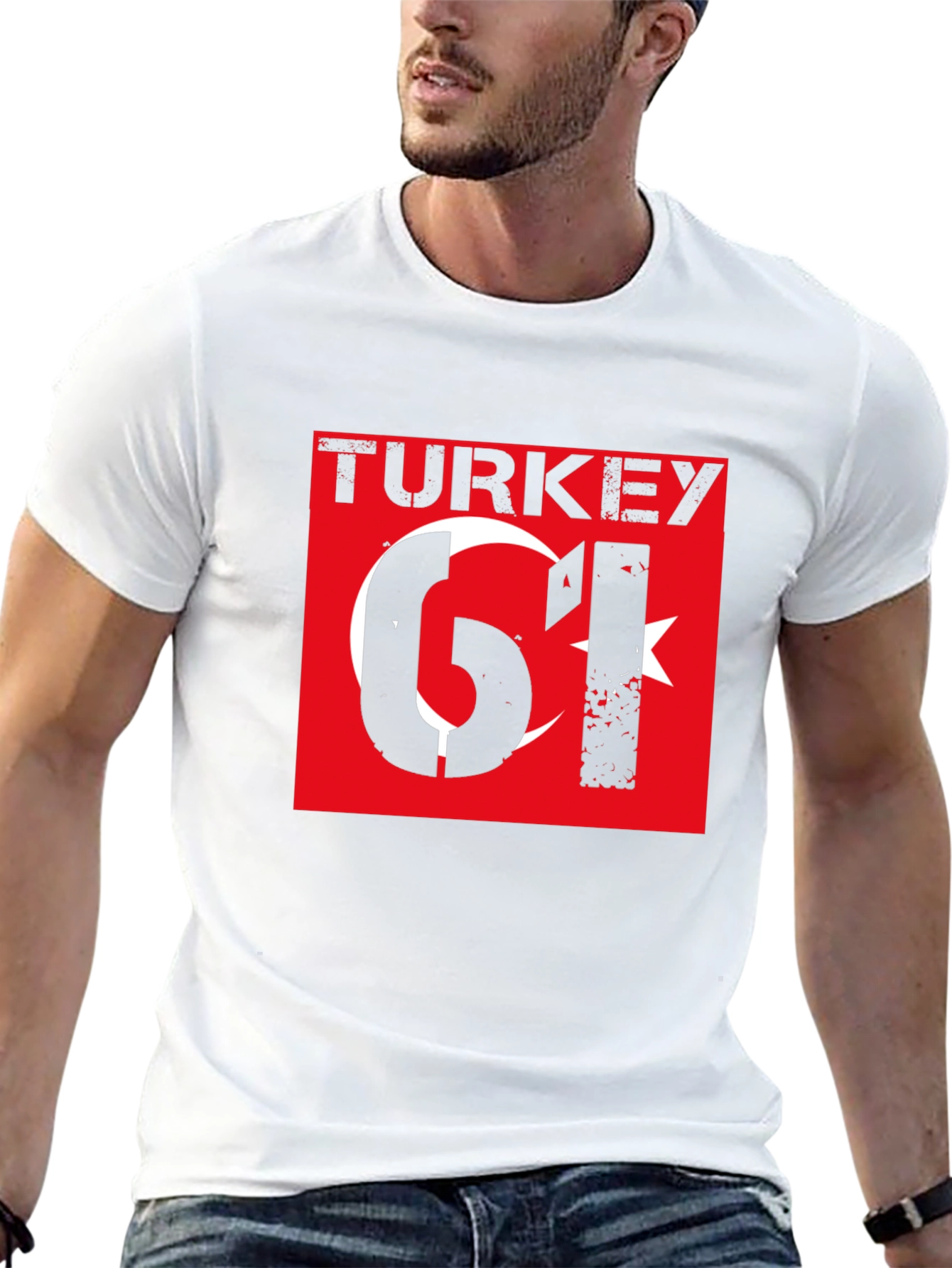 Turkey 61 Graphic T-Shirt - Black Cotton Tee